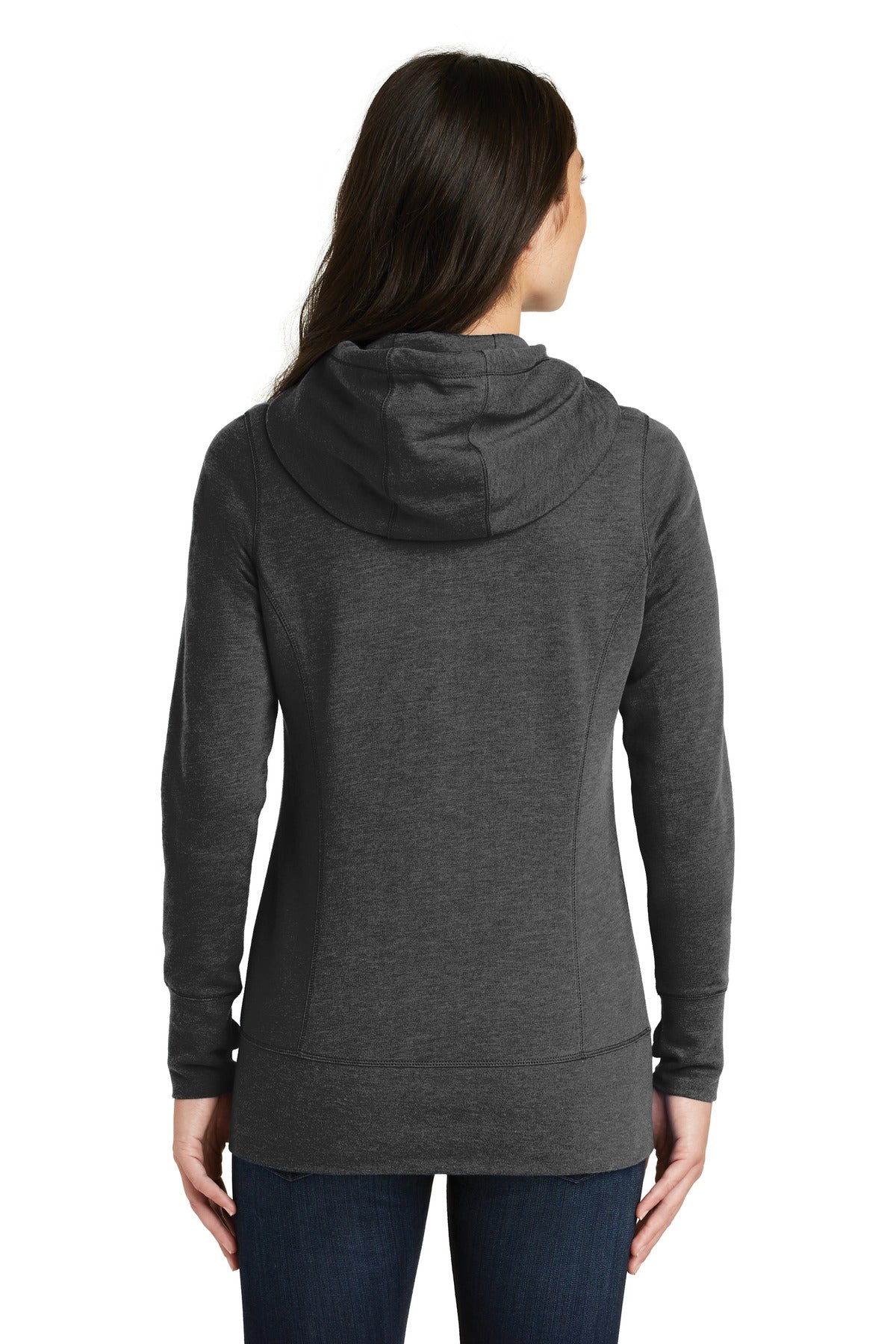 New Era Women's Tri-Blend Fleece Full-Zip Hoodie. LNEA511 Corporate Apparel Sweatshirts & Fleece
