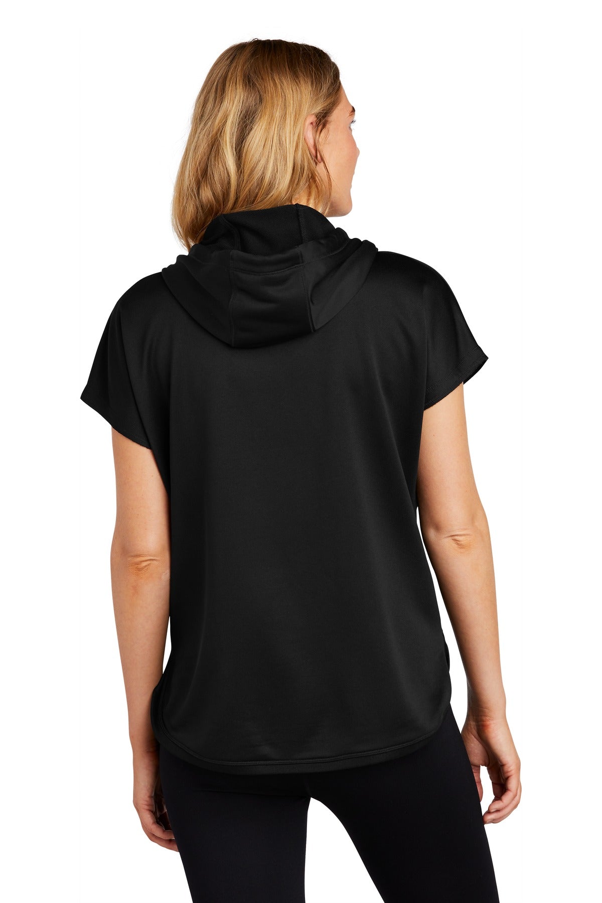 New Era Women's Performance Terry Short Sleeve Hoodie. LNEA533 Corporate Apparel Sweatshirts & Fleece