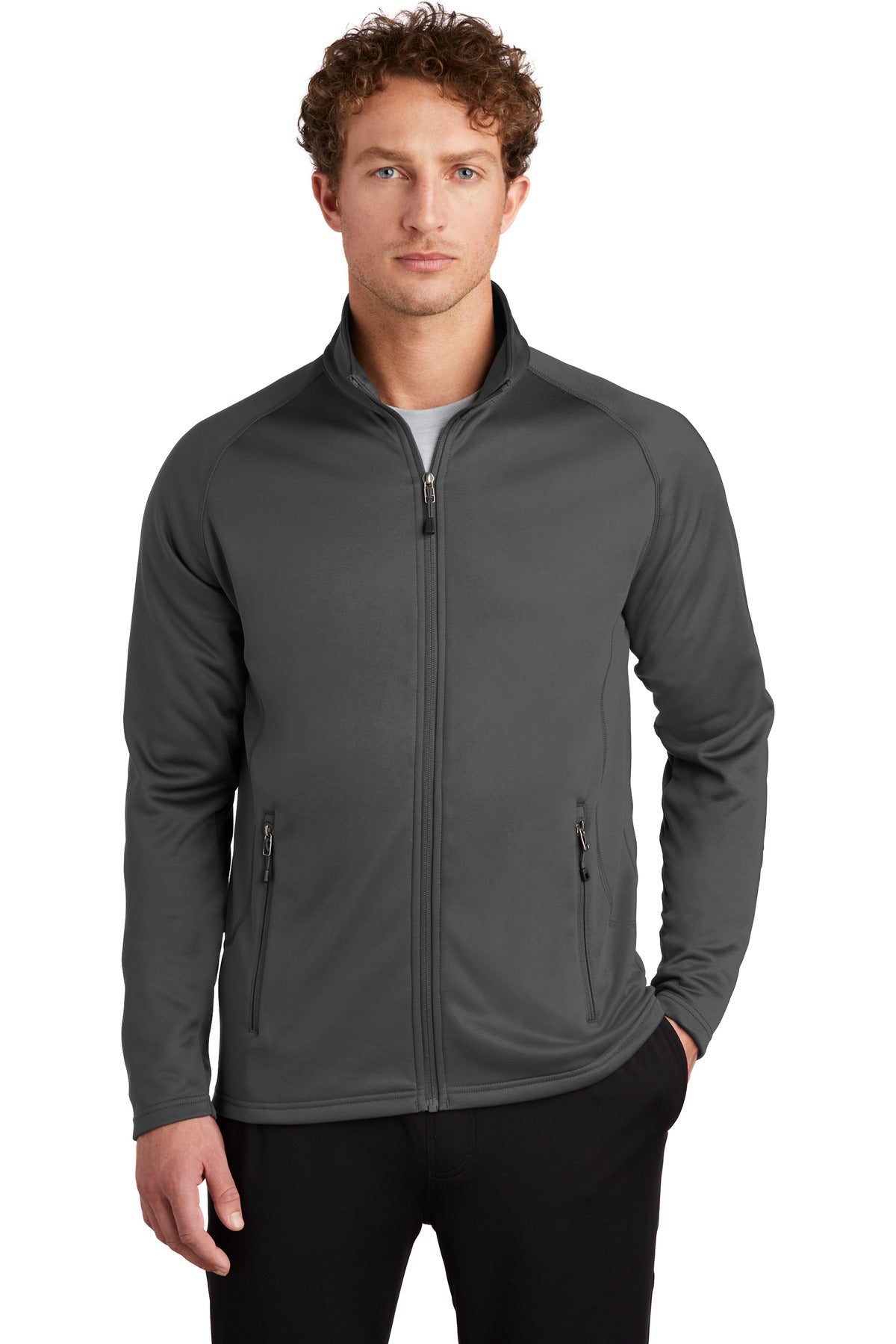 Eddie Bauer Men's Smooth Fleece Full-Zip. EB246 Corporate Apparel Jackets & Vests
