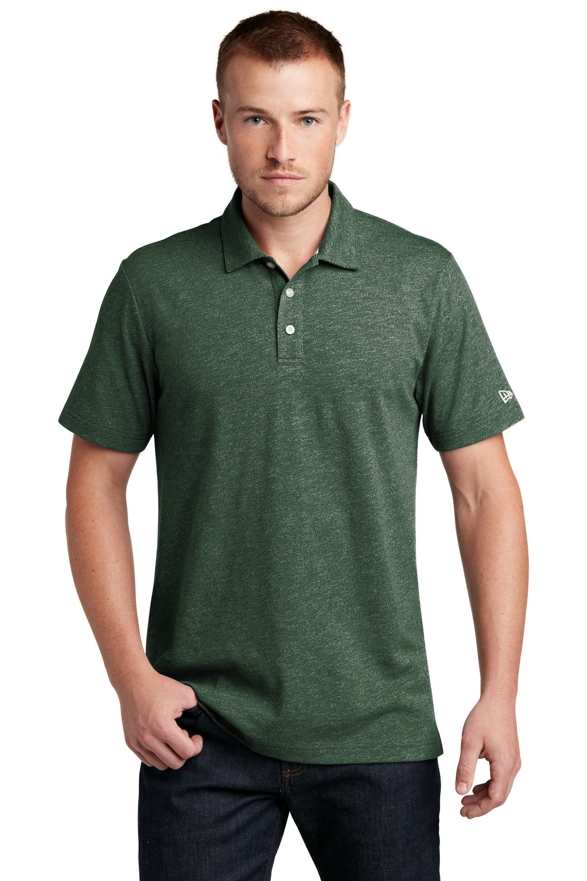New Era Men's Slub Twist Polo. NEA301 Corporate Apparel Shirts & Tops