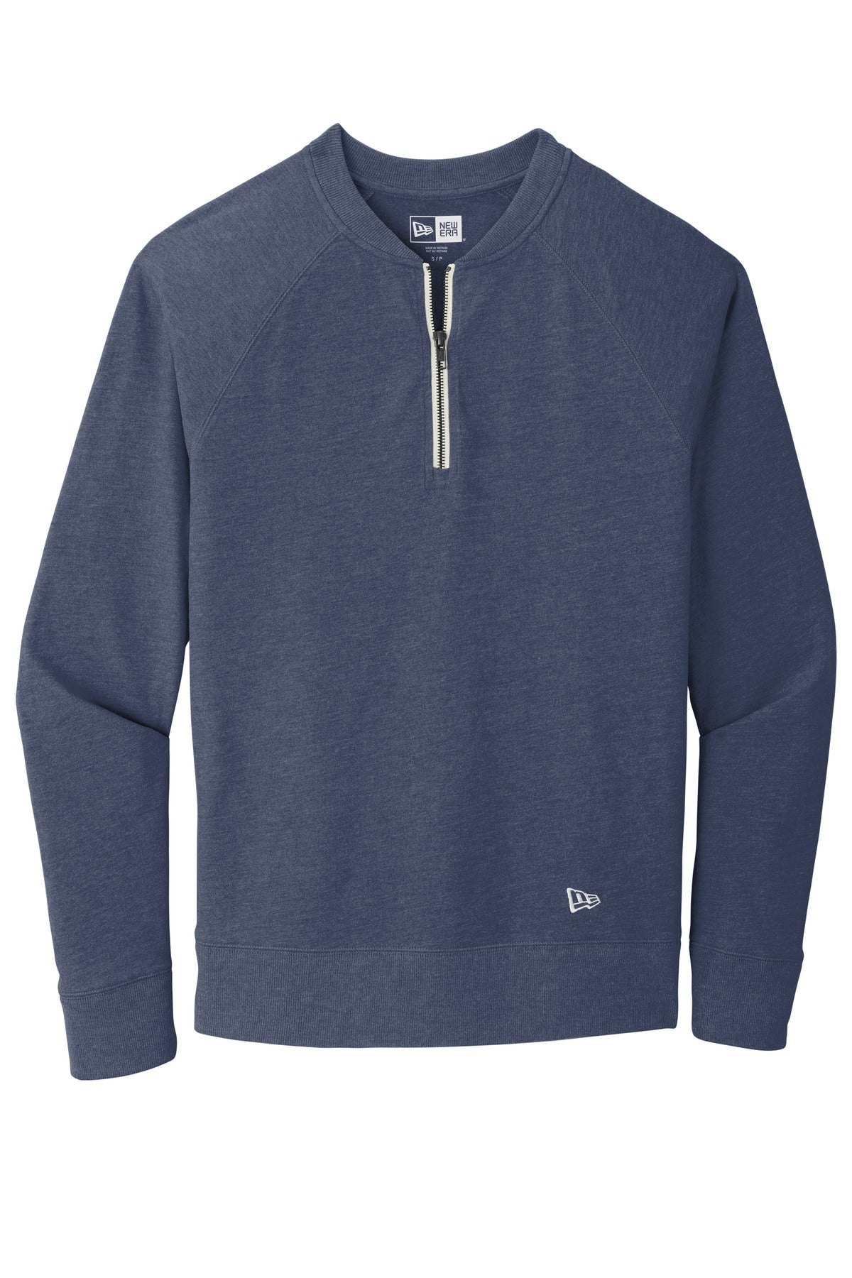 New Era Men's Sueded Cotton Blend 1/4-Zip Pullover. NEA123 Corporate Apparel Sweatshirts & Fleece