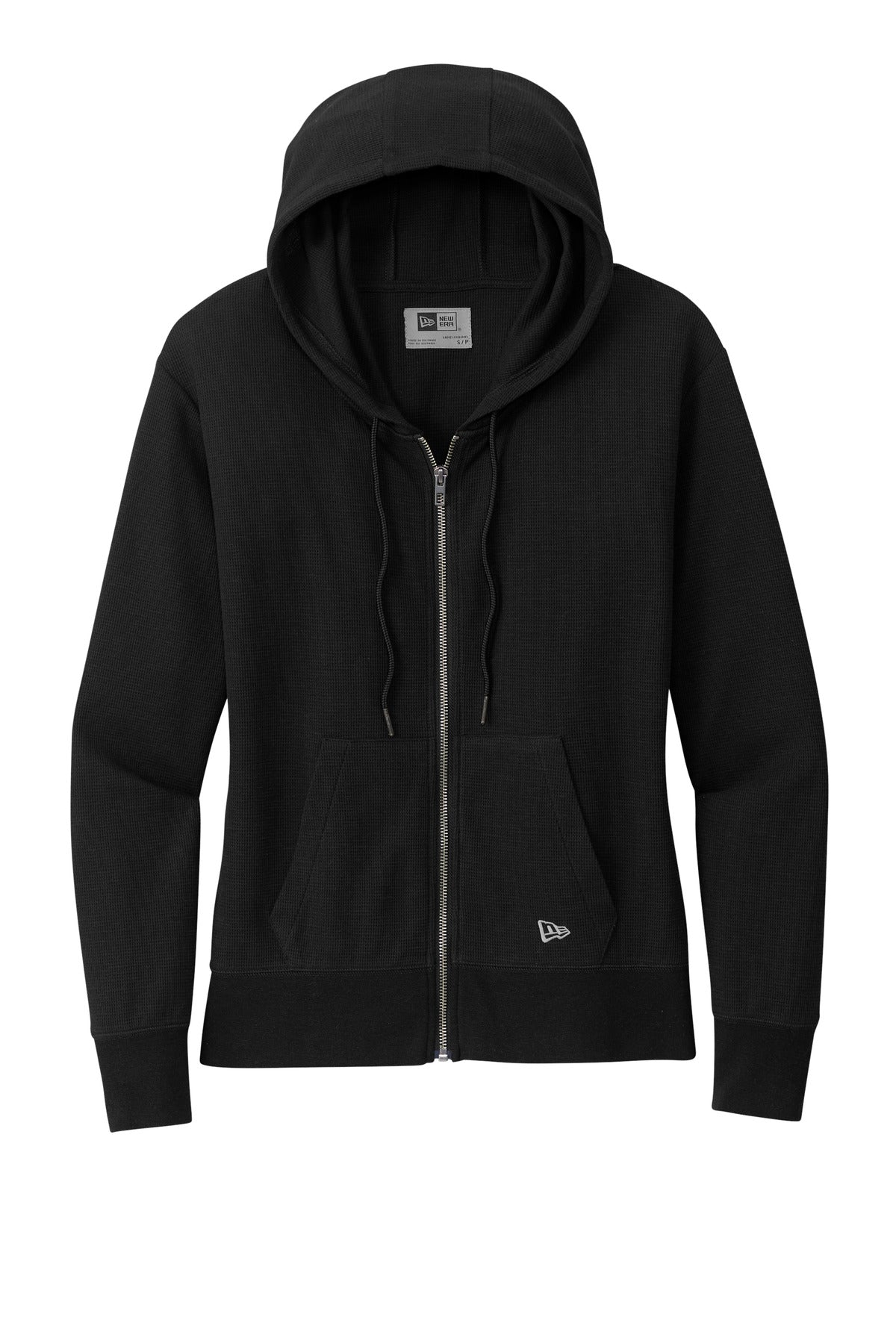New Era Women's Thermal Full-Zip Hoodie. LNEA141 Corporate Apparel Sweatshirts & Fleece