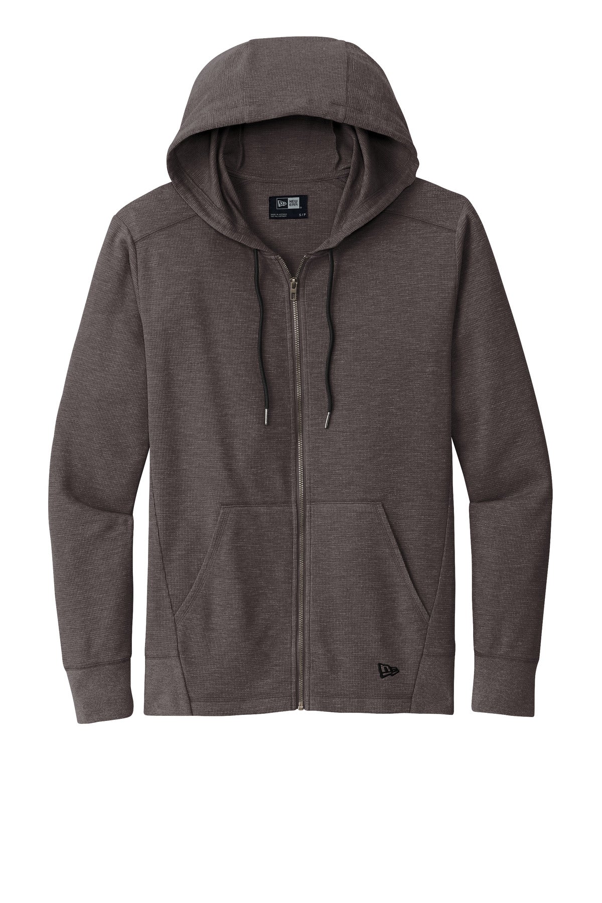 New Era Men's Thermal Full-Zip Hoodie. NEA141 Corporate Apparel Sweatshirts & Fleece