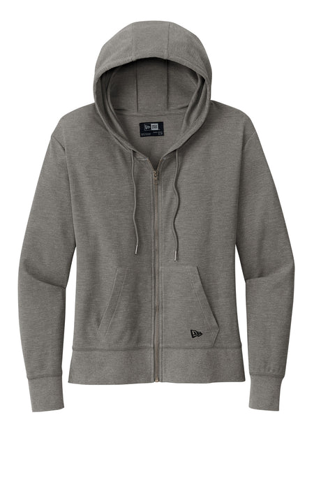 New Era Women's Thermal Full-Zip Hoodie. LNEA141 New Era