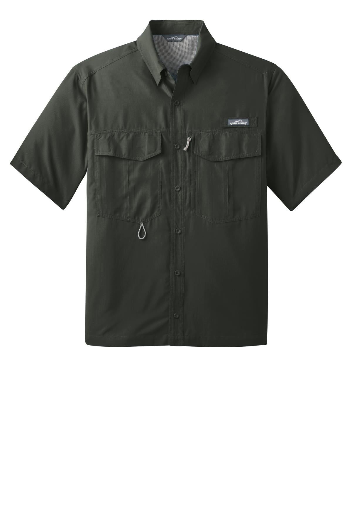 Eddie Bauer Men's Short Sleeve Performance Fishing Shirt. EB602 Corporate Apparel Shirts & Tops