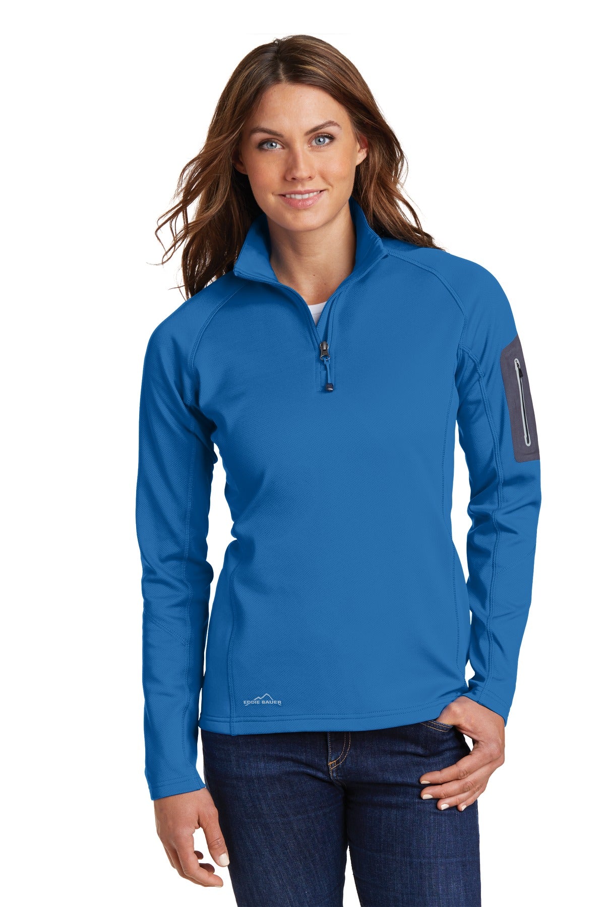 Eddie Bauer Women's 1/2-Zip Performance Fleece. EB235 Corporate Apparel Sweatshirts & Fleece
