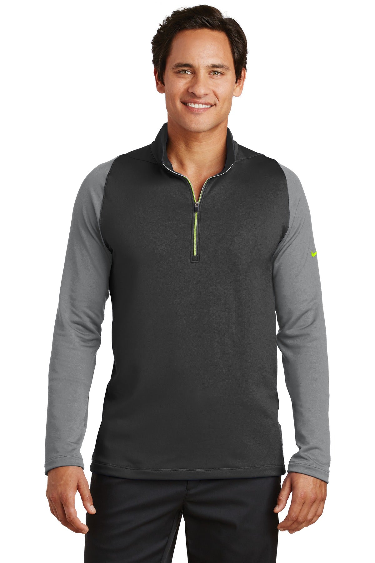 Nike Men's Dri-FIT Stretch 1/2 Zip Cover-Up. 779795 Corporate Apparel Sweatshirts & Fleece