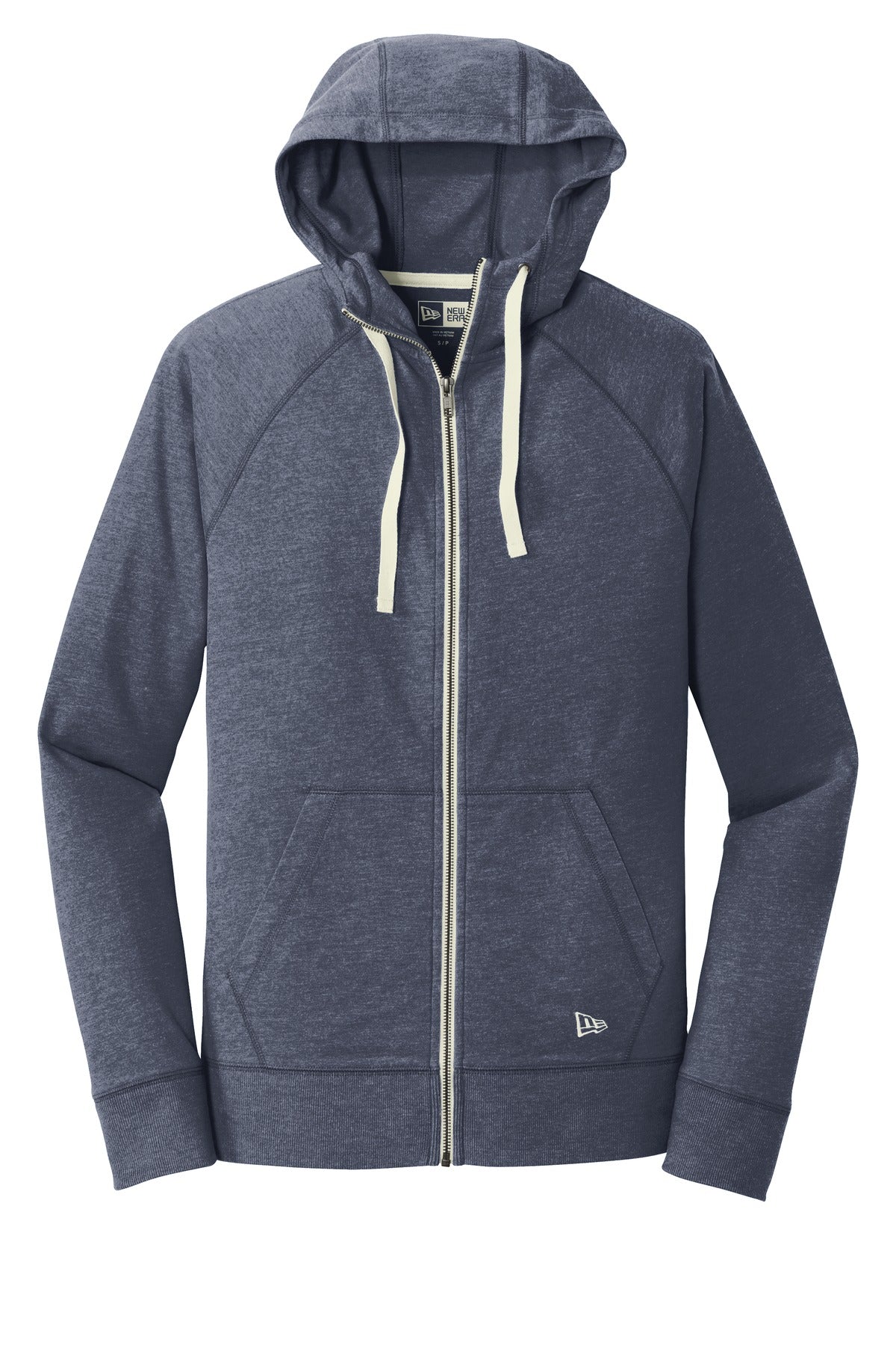 New Era Men's Sueded Cotton Blend Full-Zip Hoodie. NEA122 Corporate Apparel Sweatshirts & Fleece