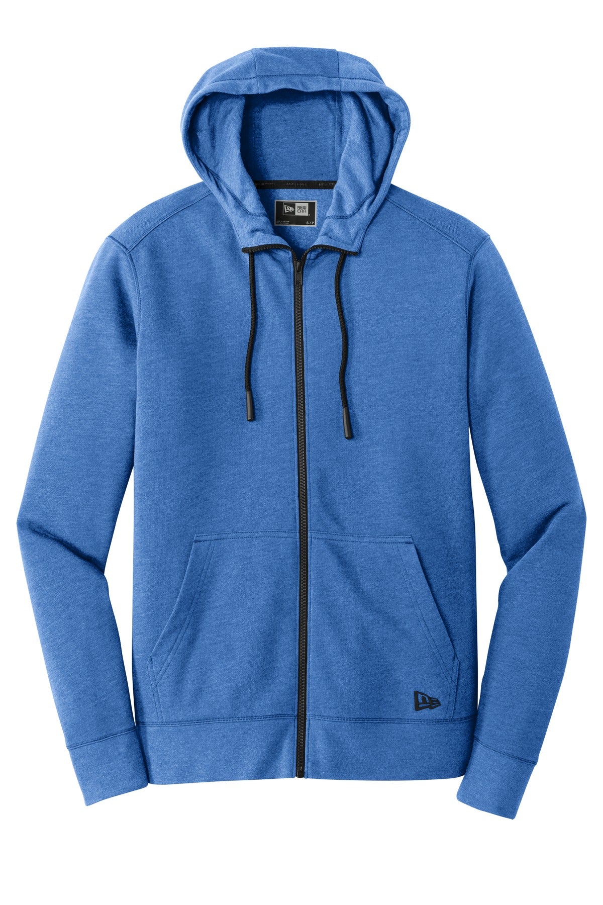 New Era Men's Tri-Blend Fleece Full-Zip Hoodie. NEA511 Corporate Apparel Sweatshirts & Fleece