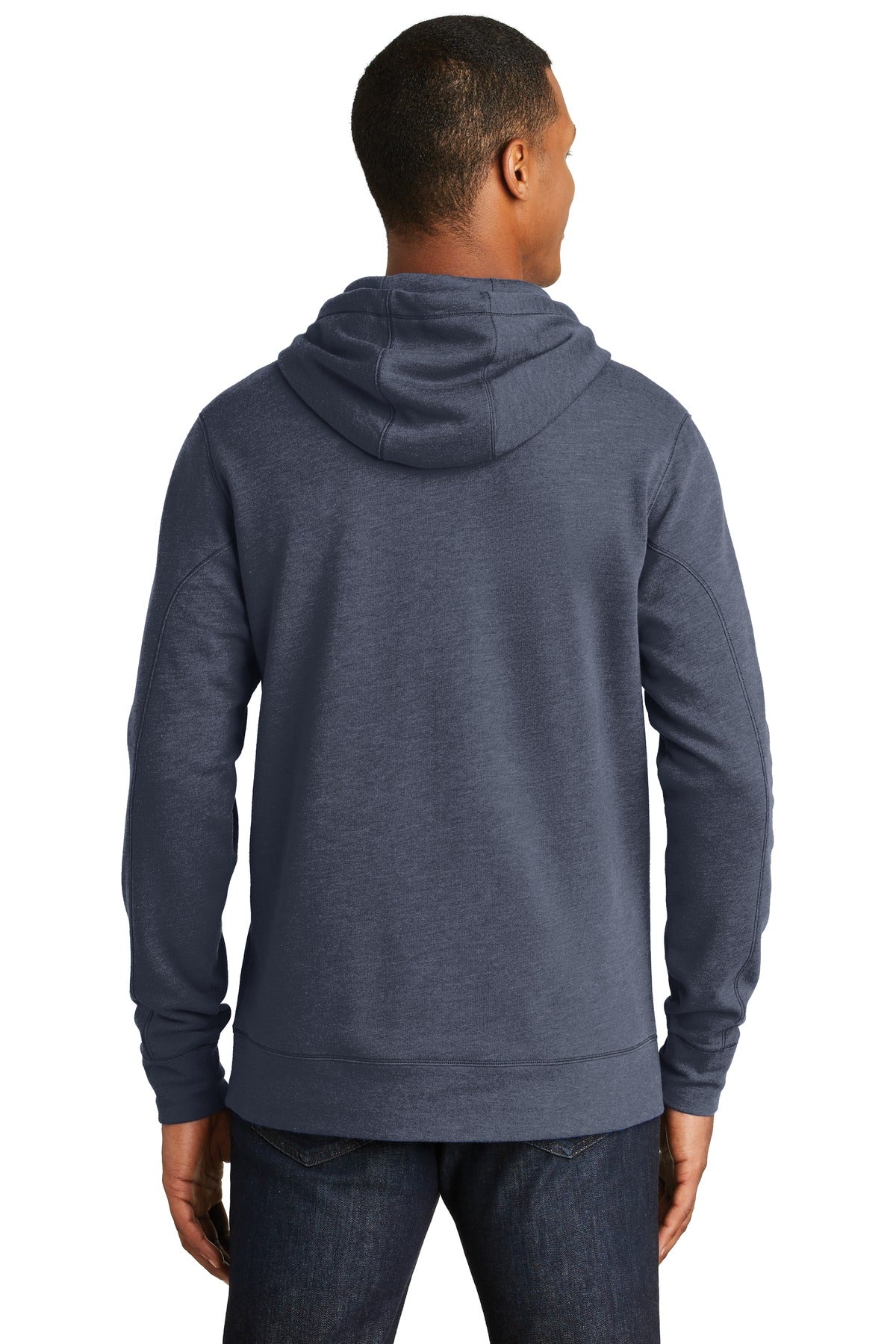 New Era Men's Tri-Blend Fleece Pullover Hoodie. NEA510 Corporate Apparel Sweatshirts & Fleece