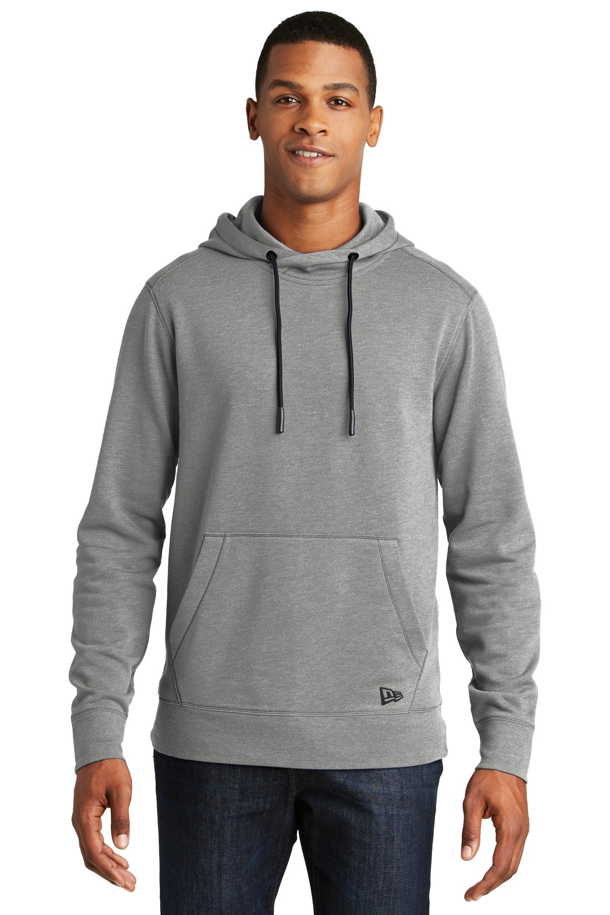 New Era Men's Tri-Blend Fleece Pullover Hoodie. NEA510 Corporate Apparel Sweatshirts & Fleece