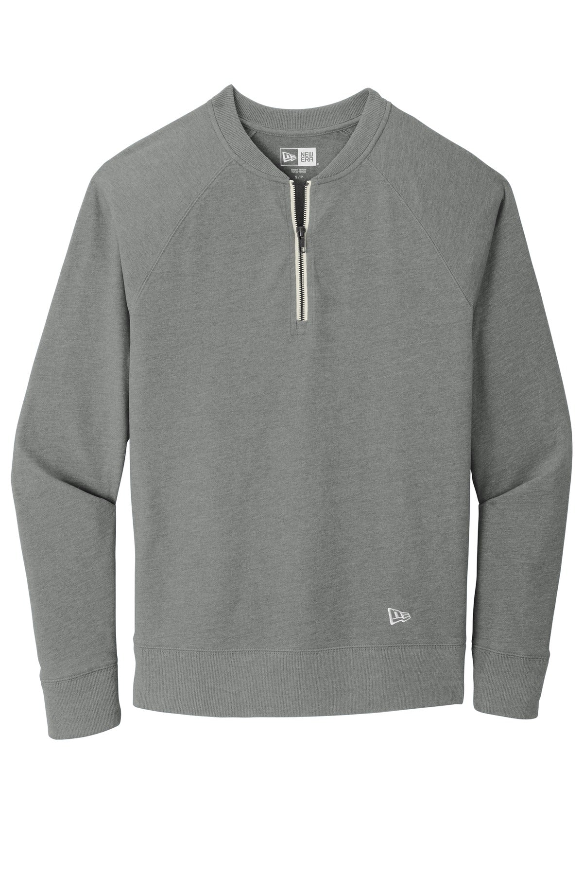 New Era Men's Sueded Cotton Blend 1/4-Zip Pullover. NEA123 Corporate Apparel Sweatshirts & Fleece