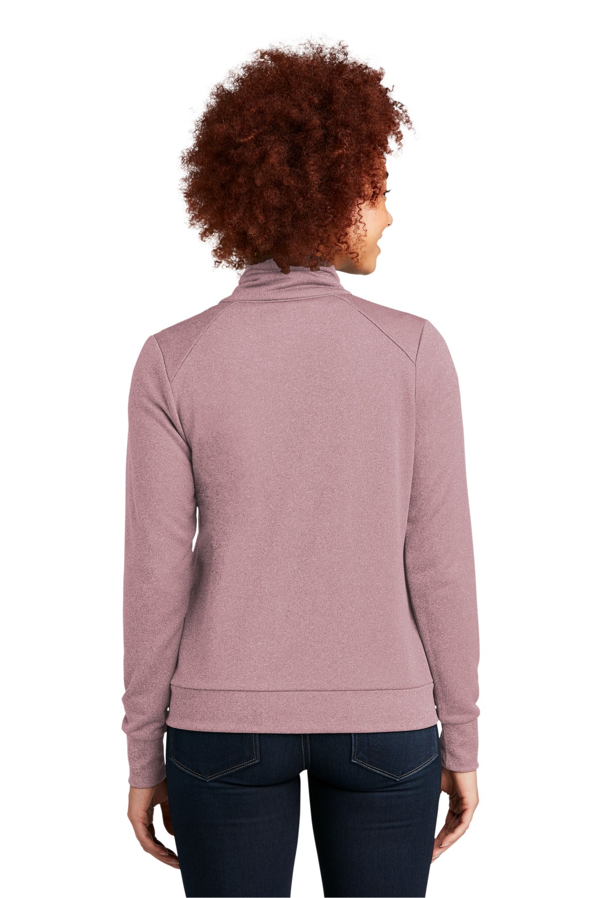 New Era Women's Performance Terry Full-Zip Cowl. LNEA530 Corporate Apparel Sweatshirts & Fleece