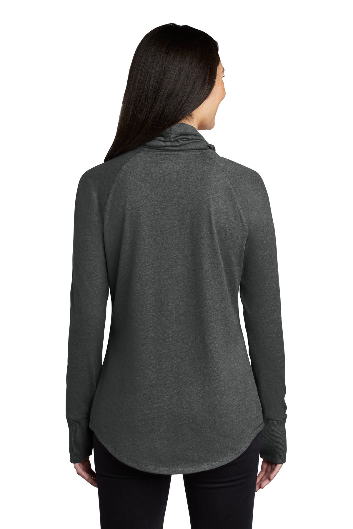 New Era Women's Sueded Cotton Blend Cowl Tee. LNEA123 Corporate Apparel Sweatshirts & Fleece