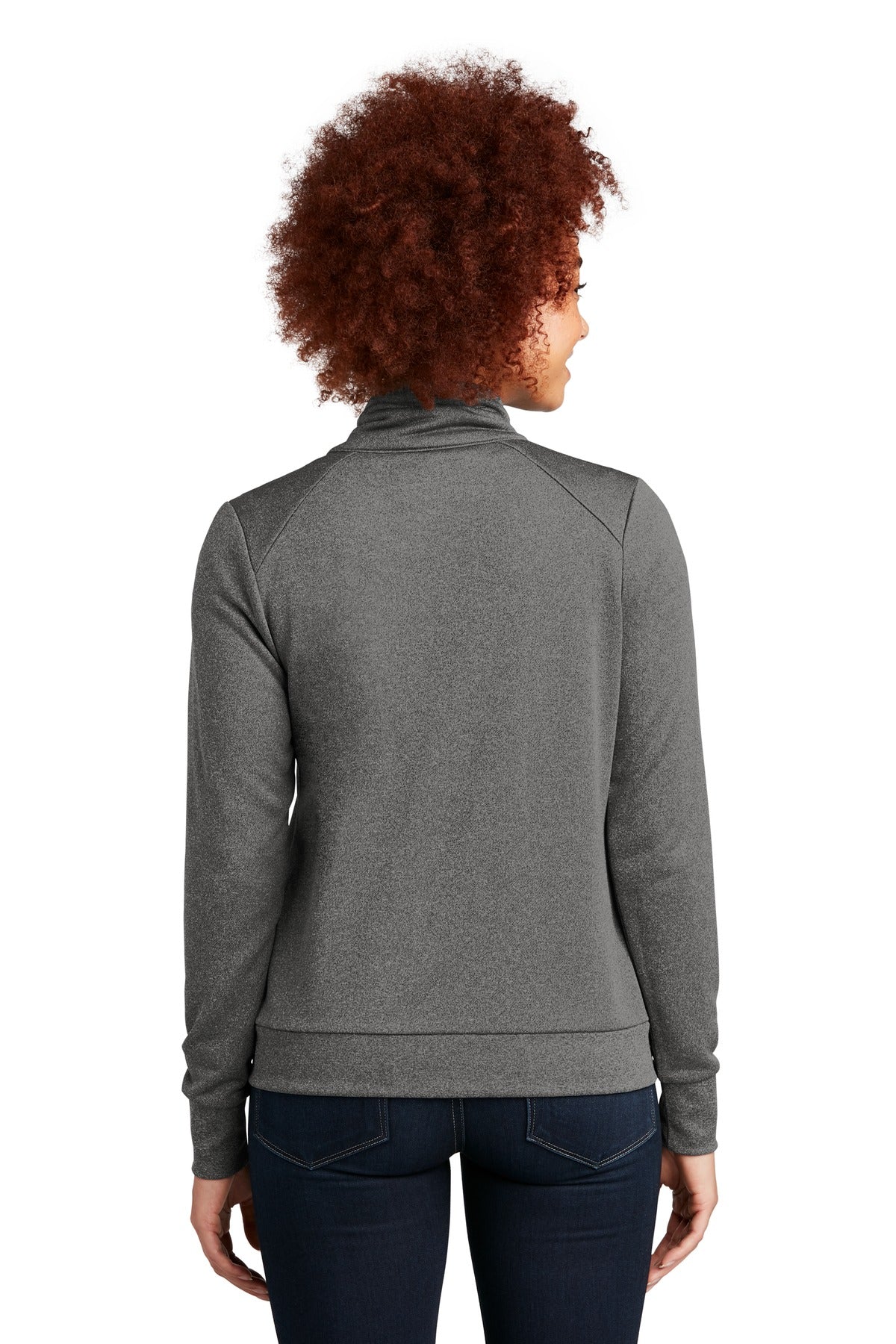 New Era Women's Performance Terry Full-Zip Cowl. LNEA530 Corporate Apparel Sweatshirts & Fleece