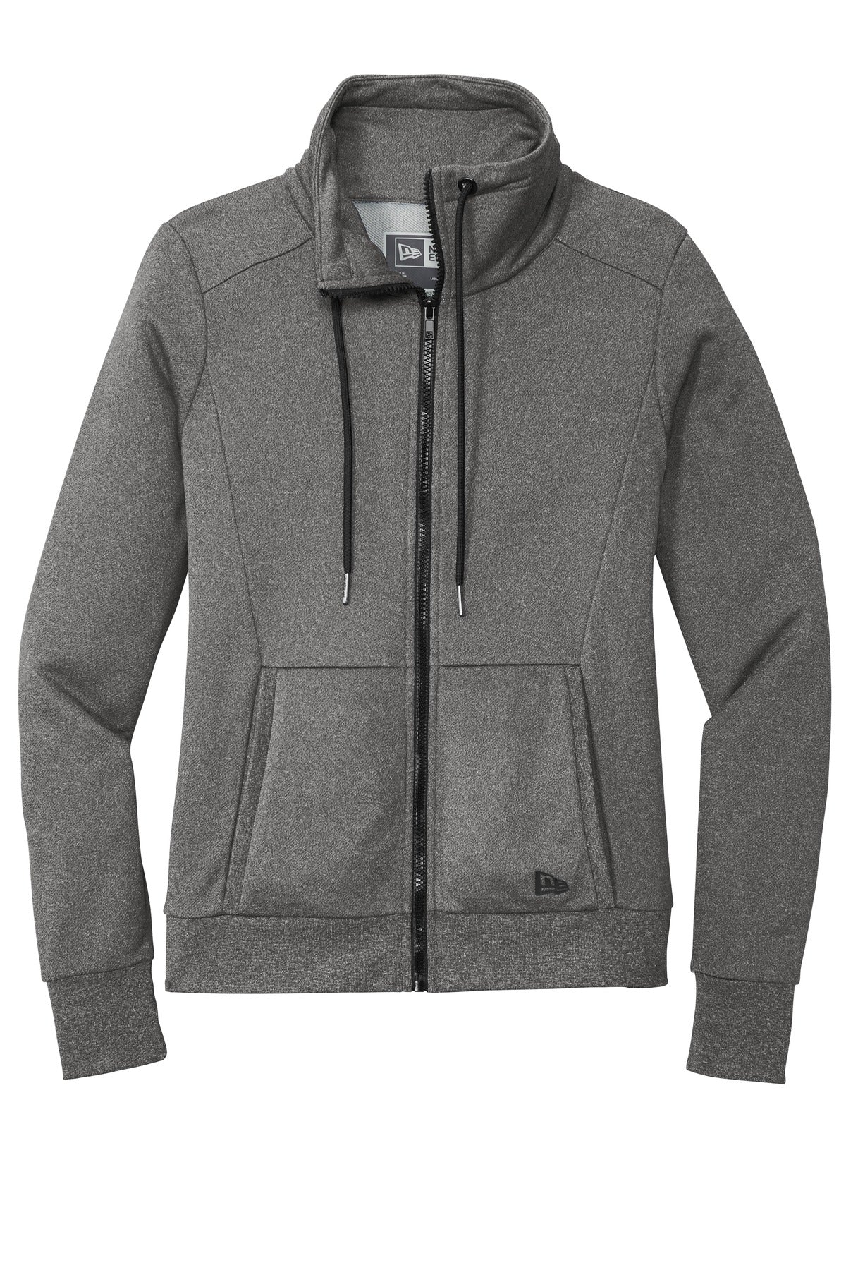 New Era Women's Performance Terry Full-Zip Cowl. LNEA530 Corporate Apparel Sweatshirts & Fleece