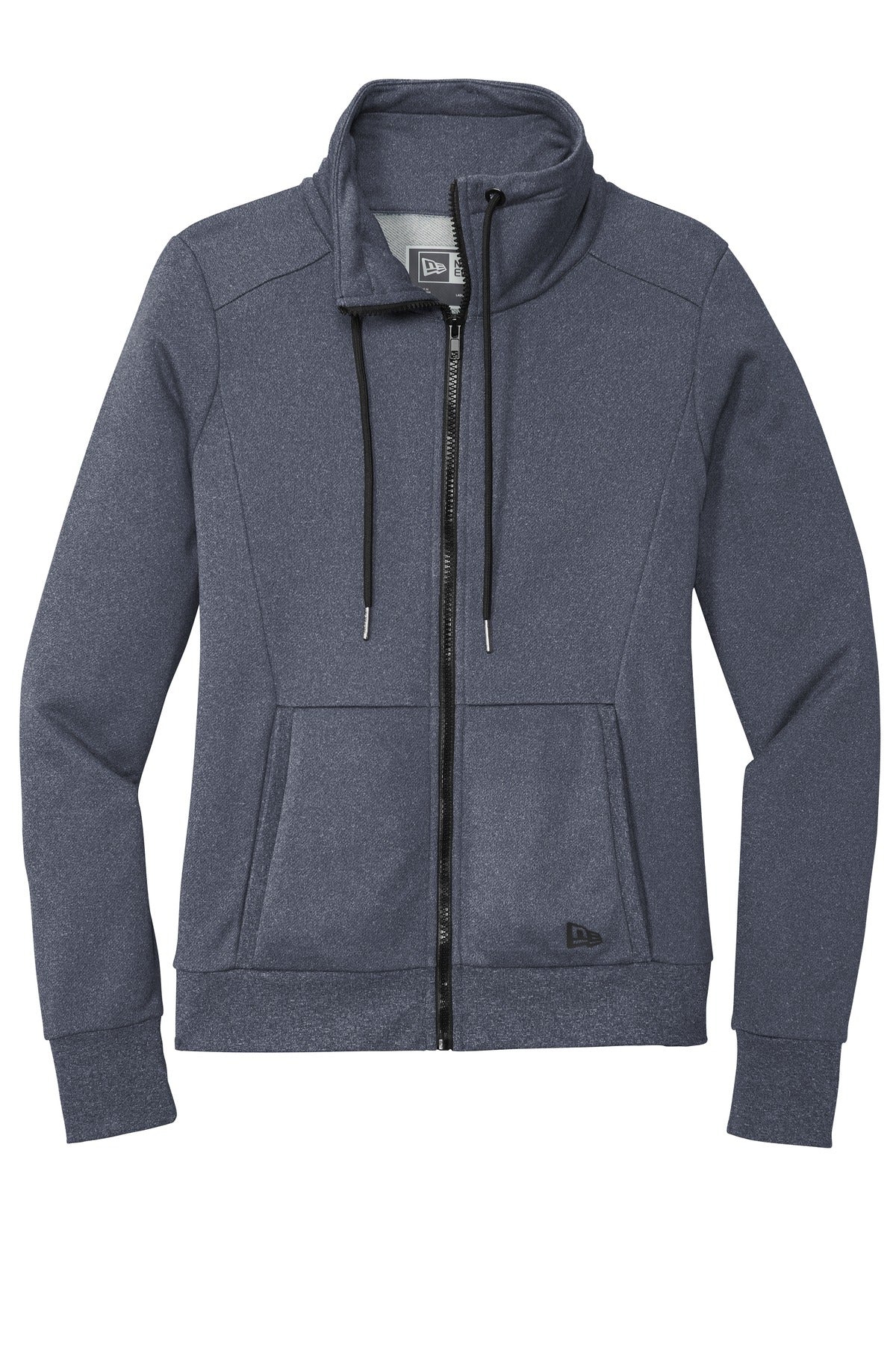 New Era Women's Performance Terry Full-Zip Cowl. LNEA530 Corporate Apparel Sweatshirts & Fleece
