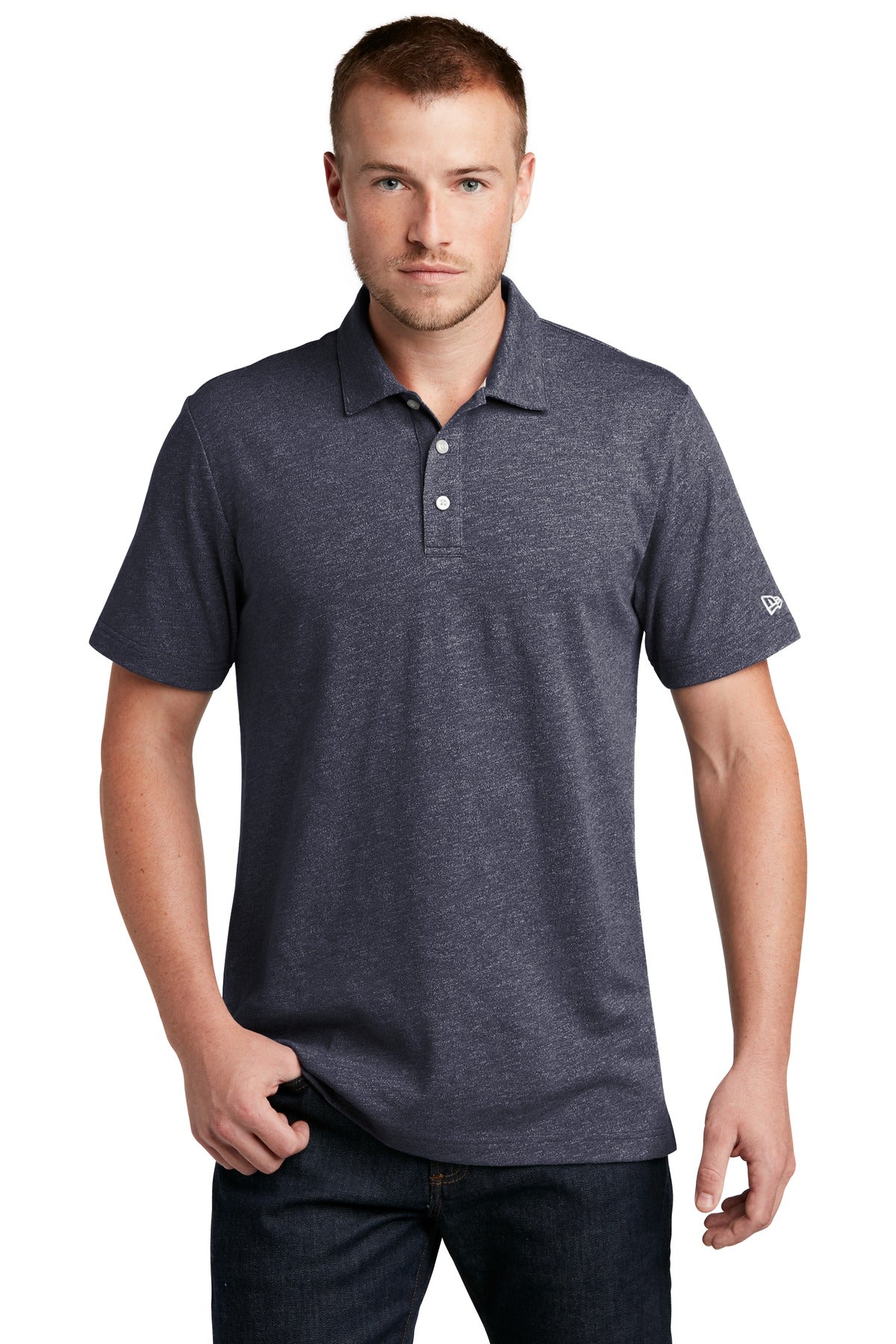 New Era Men's Slub Twist Polo. NEA301 Corporate Apparel Shirts & Tops
