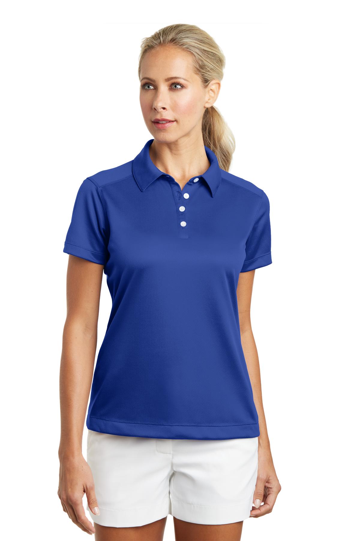 Nike Women's Dri-FIT Pebble Texture Polo. 354064 Corporate Apparel Shirts & Tops