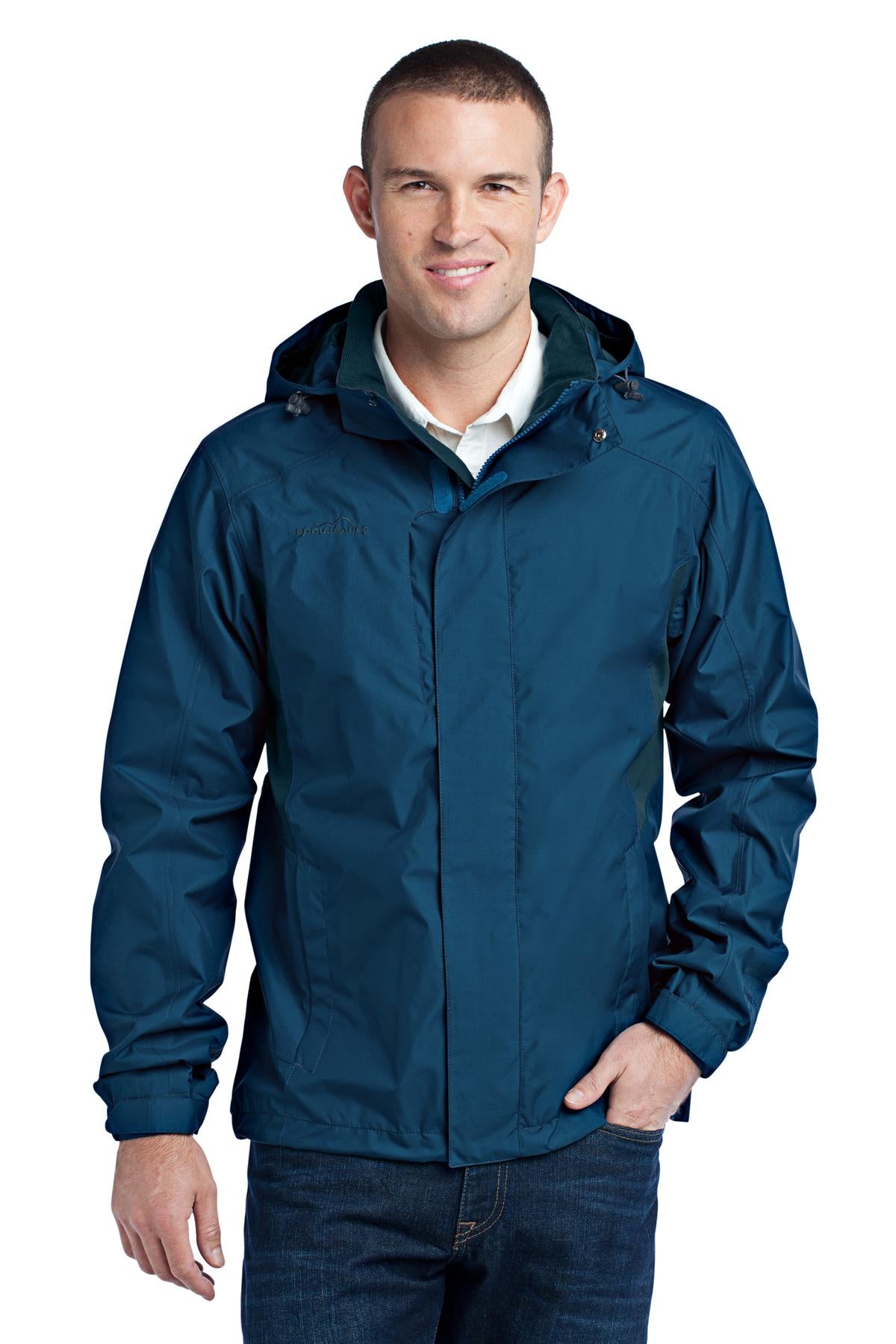 Eddie Bauer Men's Rain Jacket. EB550 Corporate Apparel Jackets & Vests
