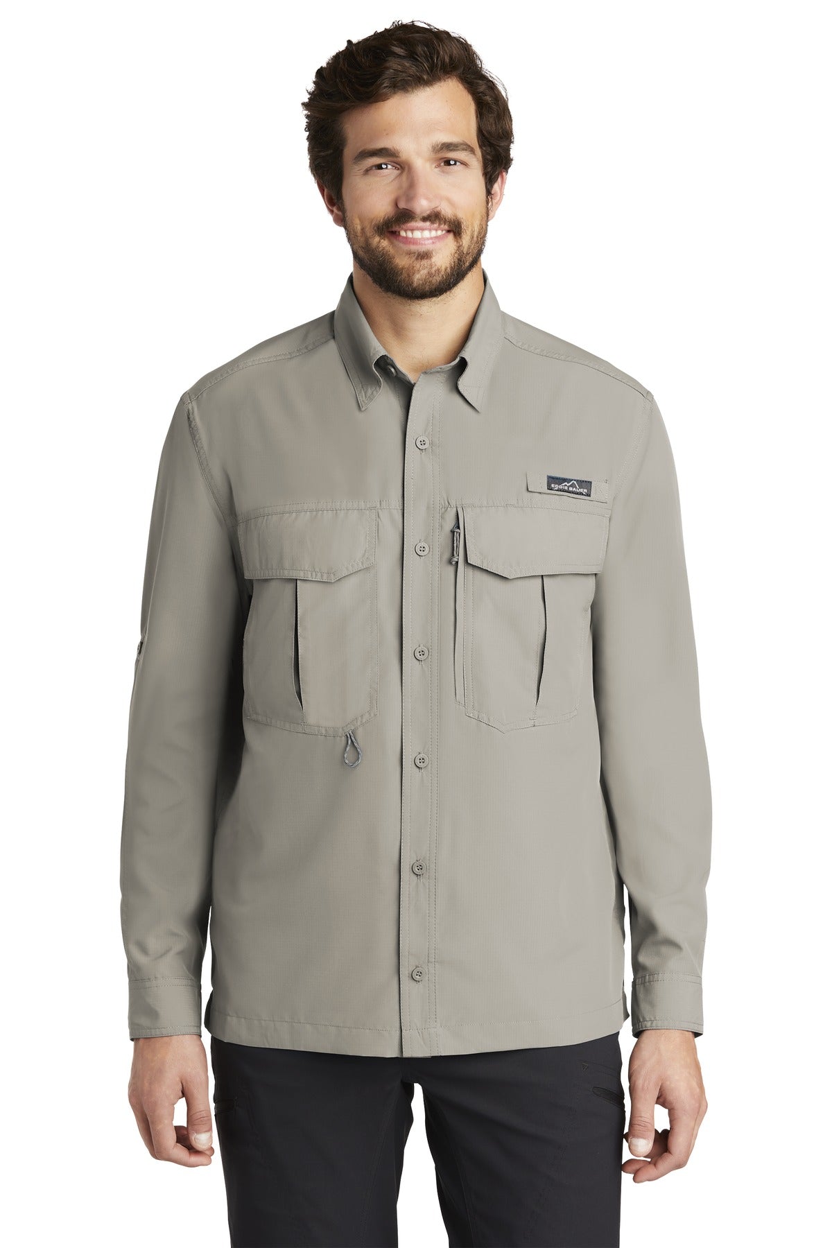 Eddie Bauer Men's Long Sleeve Performance Fishing Shirt. EB600 Corporate Apparel Shirts & Tops