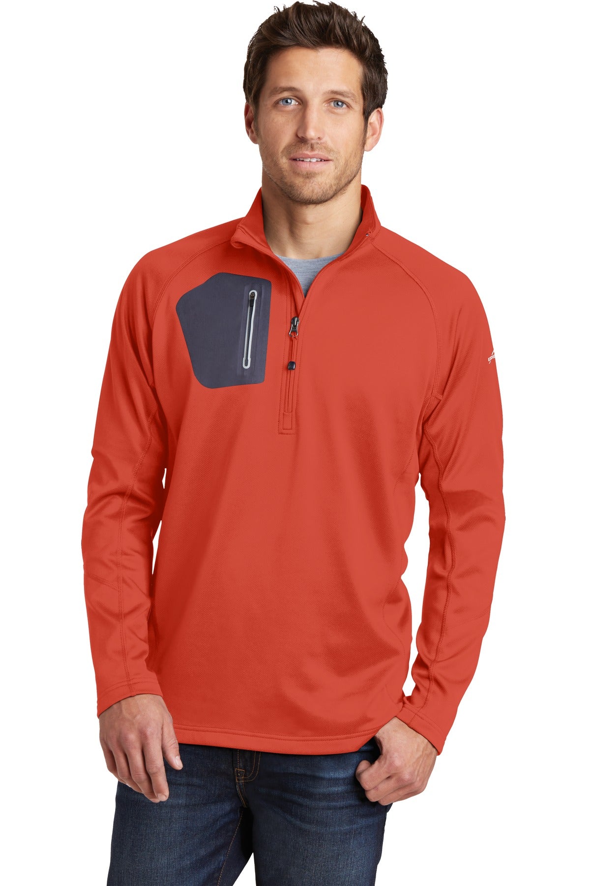 Eddie Bauer Men's 1/2-Zip Performance Fleece. EB234 Corporate Apparel Sweatshirts & Fleece