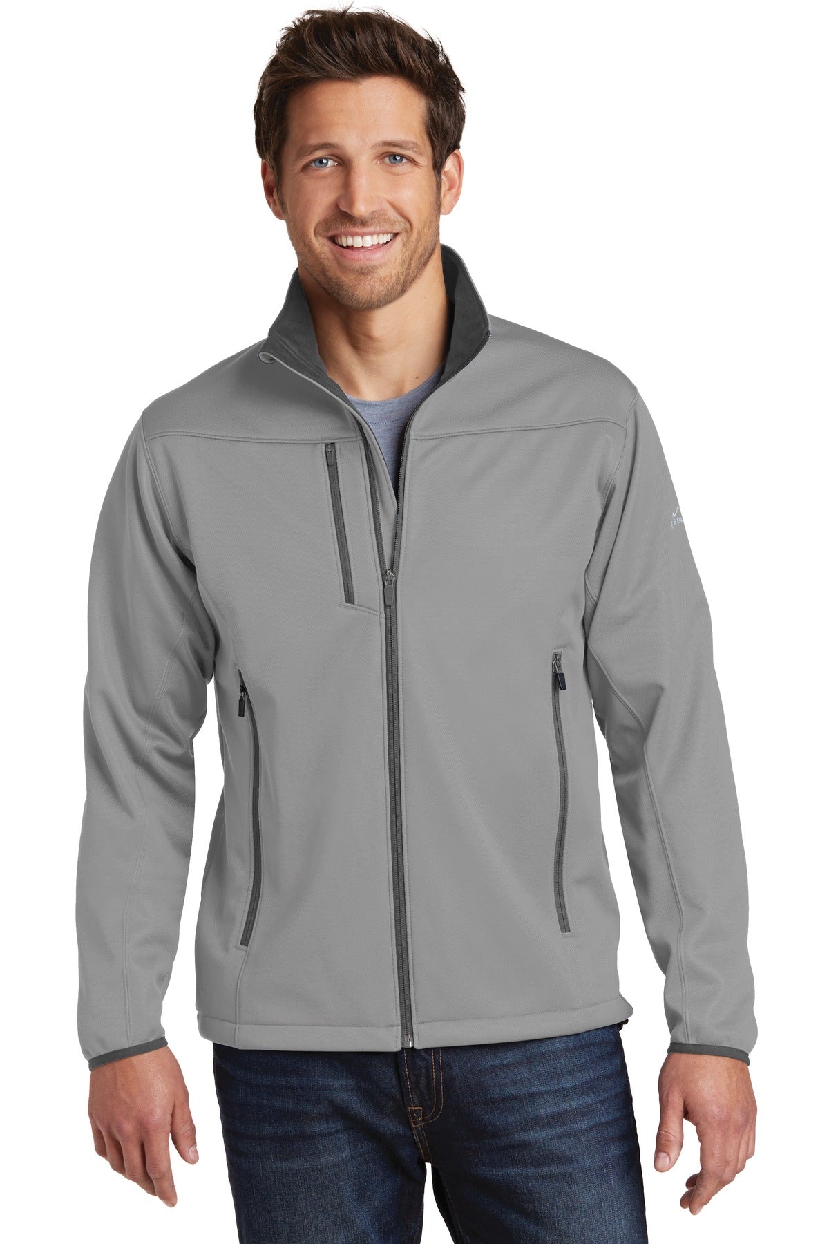 Eddie Bauer Men's Weather-Resist Soft Shell Jacket. EB538 Corporate Apparel Jackets & Vests