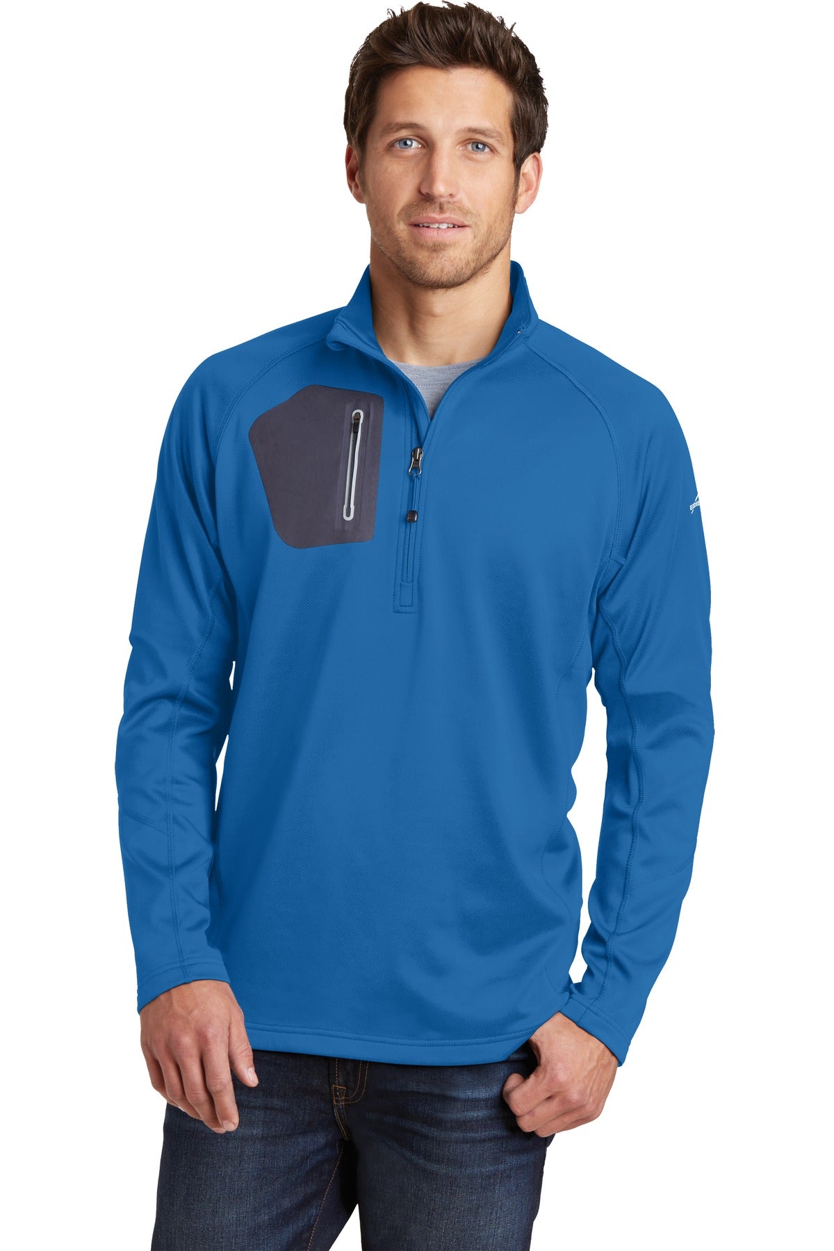 Eddie Bauer Men's 1/2-Zip Performance Fleece. EB234 Corporate Apparel Sweatshirts & Fleece