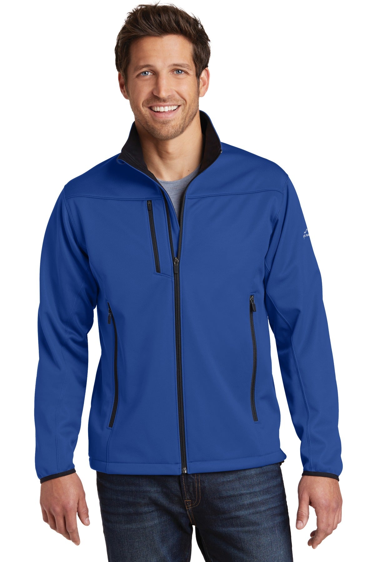 Eddie Bauer Men's Weather-Resist Soft Shell Jacket. EB538 Corporate Apparel Jackets & Vests