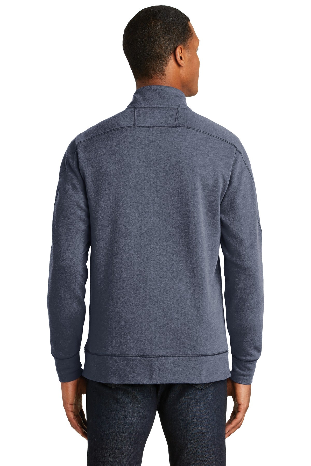 New Era Men's Tri-Blend Fleece 1/4-Zip Pullover. NEA512 Corporate Apparel Sweatshirts & Fleece