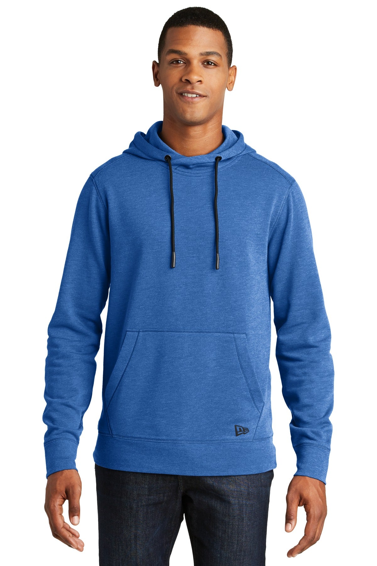 New Era Men's Tri-Blend Fleece Pullover Hoodie. NEA510 Corporate Apparel Sweatshirts & Fleece