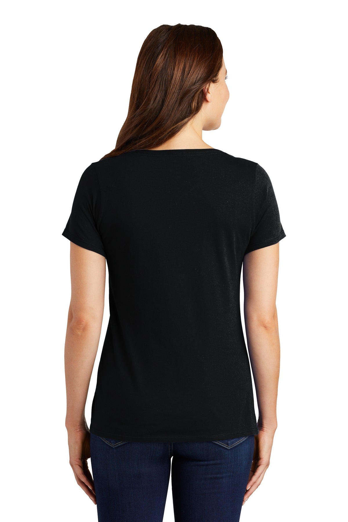 Nike Women's Dri-FIT Cotton/Poly Scoop Neck Tee Shirt. NKBQ5234 Corporate Apparel Shirts & Tops