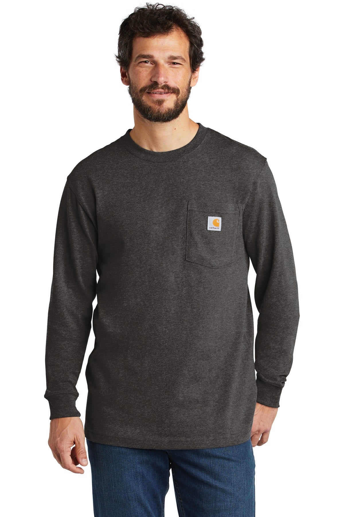 Carhartt Men's Workwear Pocket Long Sleeve T-Shirt CTK126 Corporate Apparel Shirts & Tops