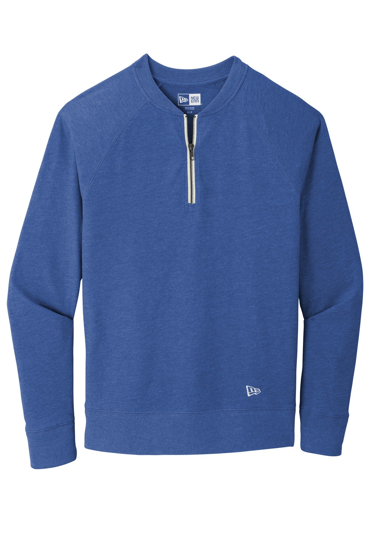 New Era Men's Sueded Cotton Blend 1/4-Zip Pullover. NEA123 Corporate Apparel Sweatshirts & Fleece