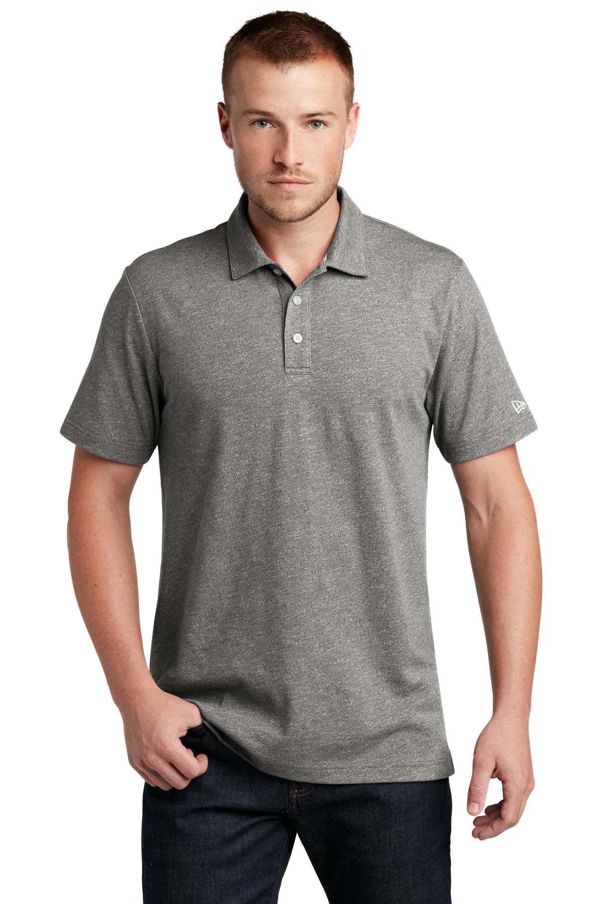 New Era Men's Slub Twist Polo. NEA301 Corporate Apparel Shirts & Tops