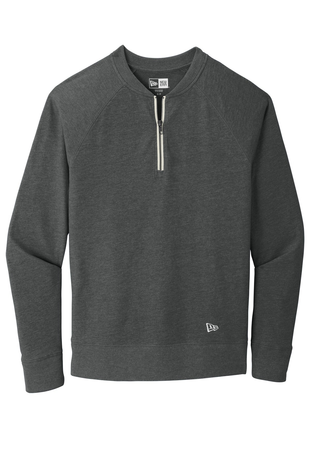 New Era Men's Sueded Cotton Blend 1/4-Zip Pullover. NEA123 Corporate Apparel Sweatshirts & Fleece