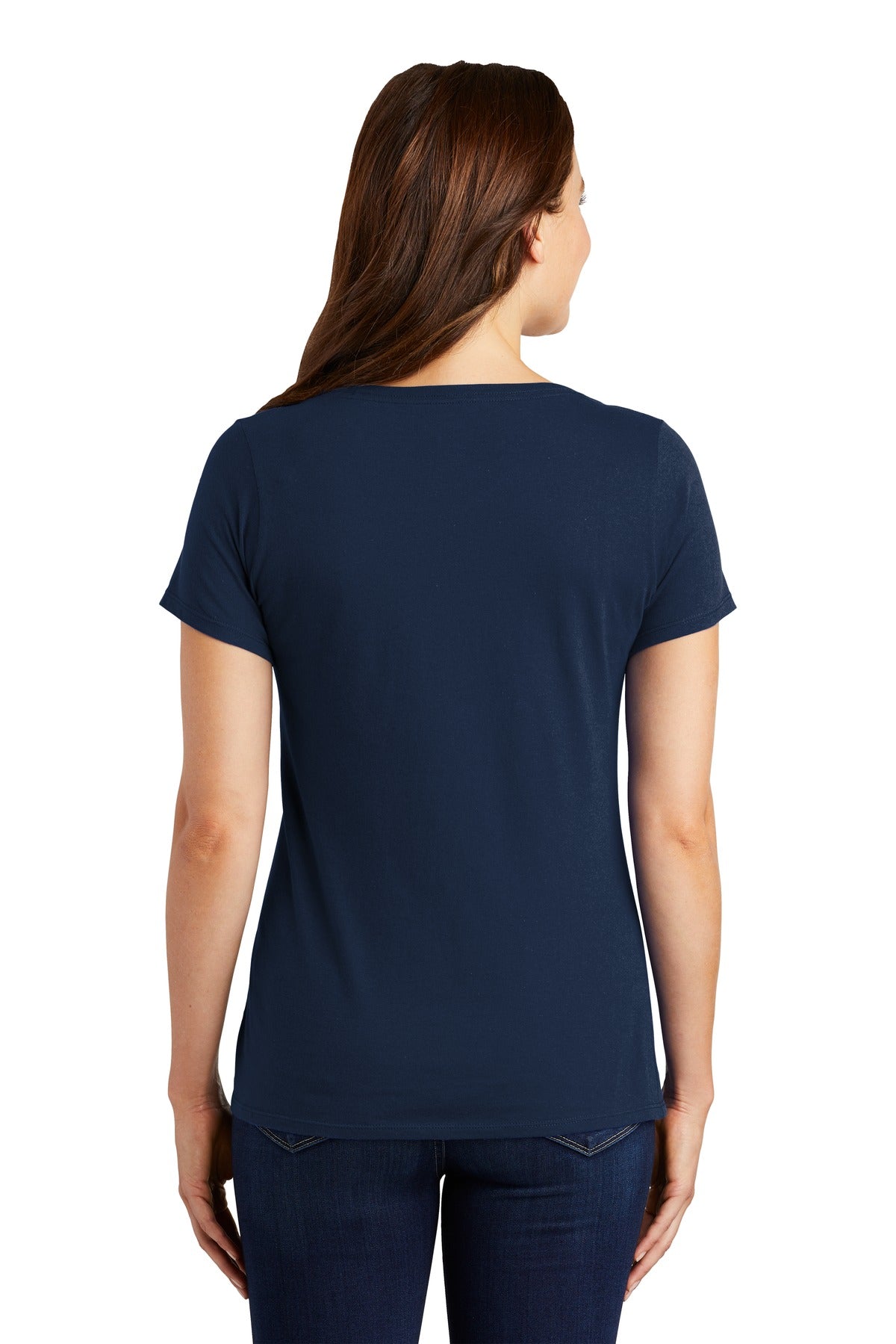 Nike Women's Dri-FIT Cotton/Poly Scoop Neck Tee Shirt. NKBQ5234 Corporate Apparel Shirts & Tops
