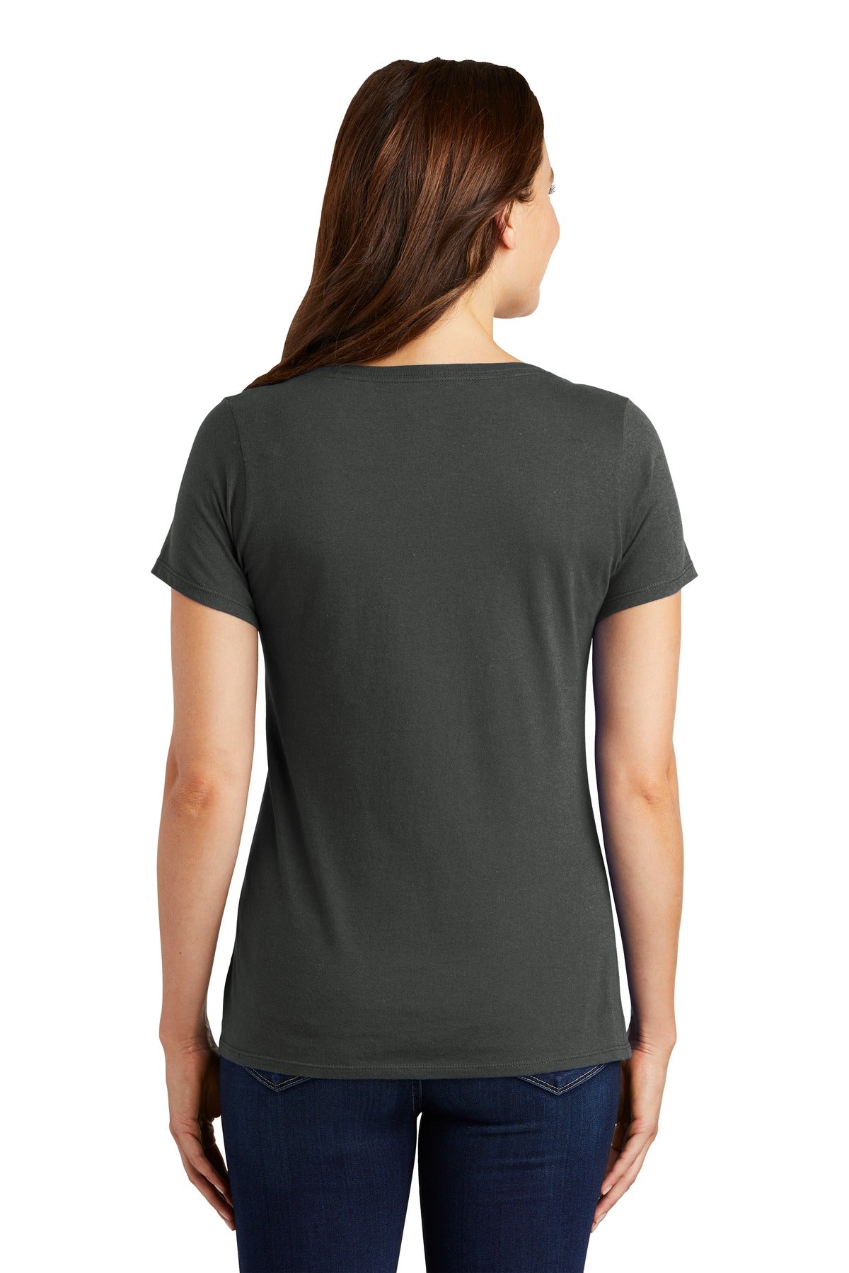 Nike Women's Dri-FIT Cotton/Poly Scoop Neck Tee Shirt. NKBQ5234 Corporate Apparel Shirts & Tops