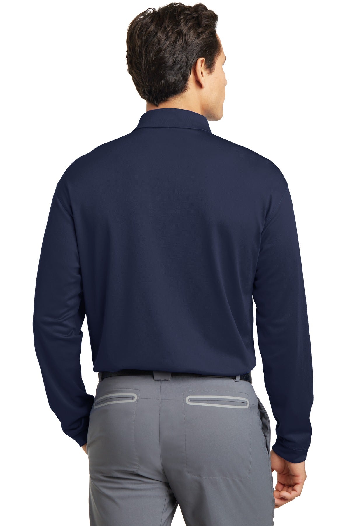 Nike Men's Tall Long Sleeve Dri-FIT Stretch Tech Polo. 604940 Corporate Apparel Shirts & Tops