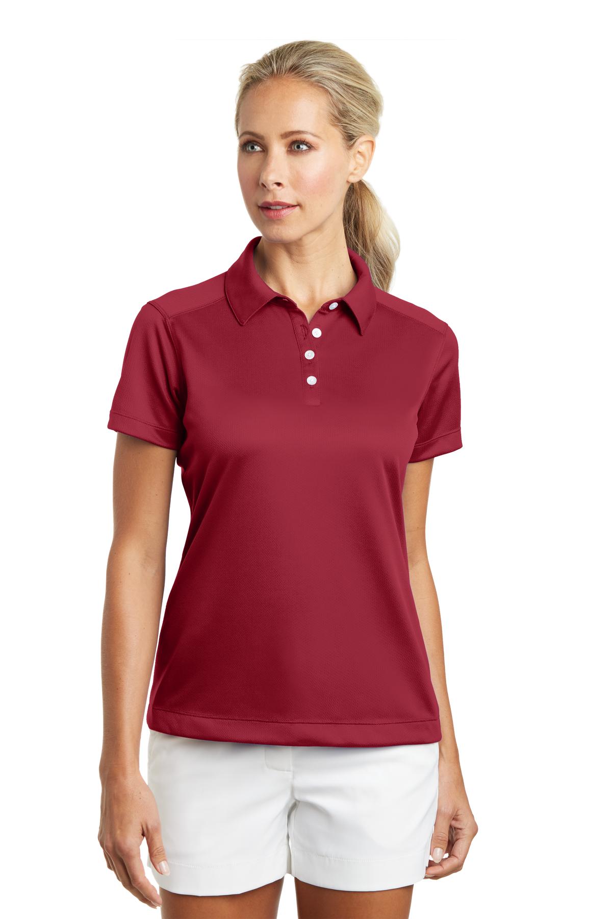 Nike Women's Dri-FIT Pebble Texture Polo. 354064 Corporate Apparel Shirts & Tops