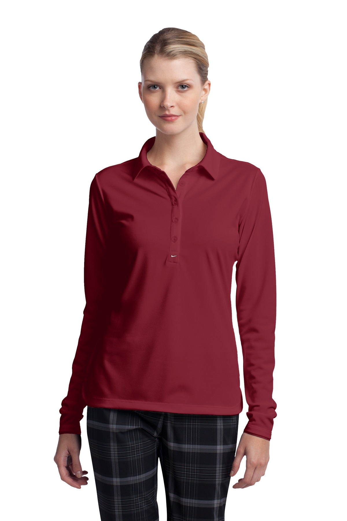 Nike Women's Long Sleeve Dri-FIT Stretch Tech Polo. 545322 Corporate Apparel Shirts & Tops
