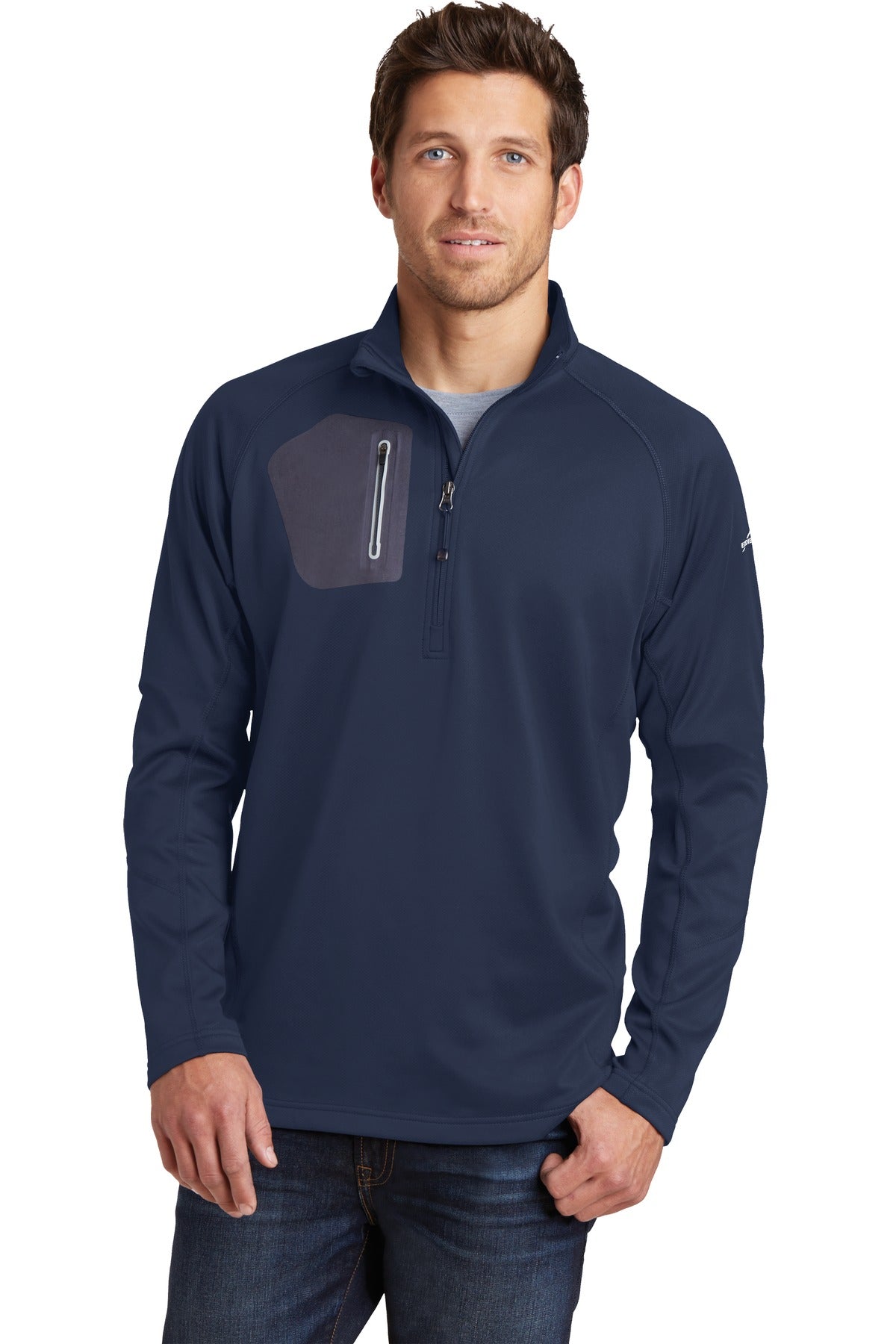 Eddie Bauer Men's 1/2-Zip Performance Fleece. EB234 Corporate Apparel Sweatshirts & Fleece