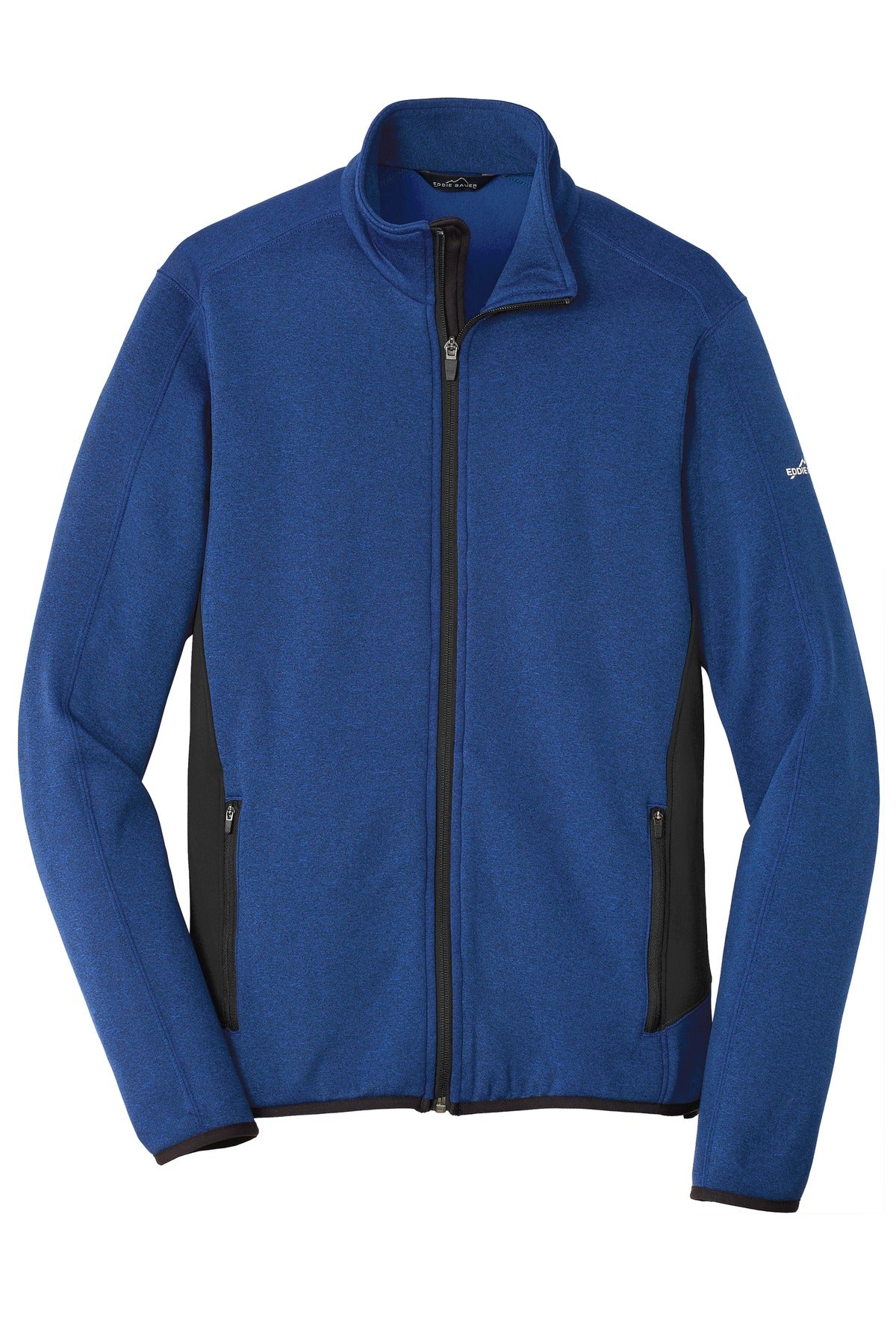 Eddie Bauer Men's Full-Zip Heather Stretch Fleece Jacket. EB238 Corporate Apparel Jackets & Vests