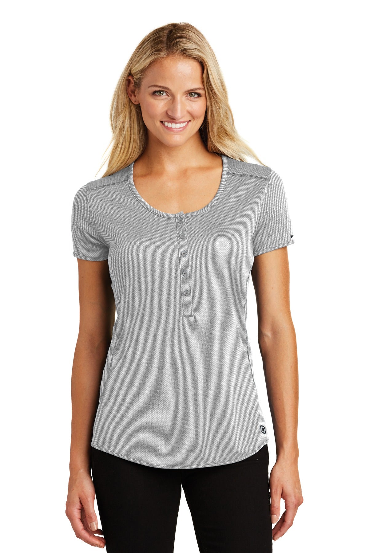 OGIO Women's Orbit Henley. LOG134 Corporate Apparel Shirts & Tops