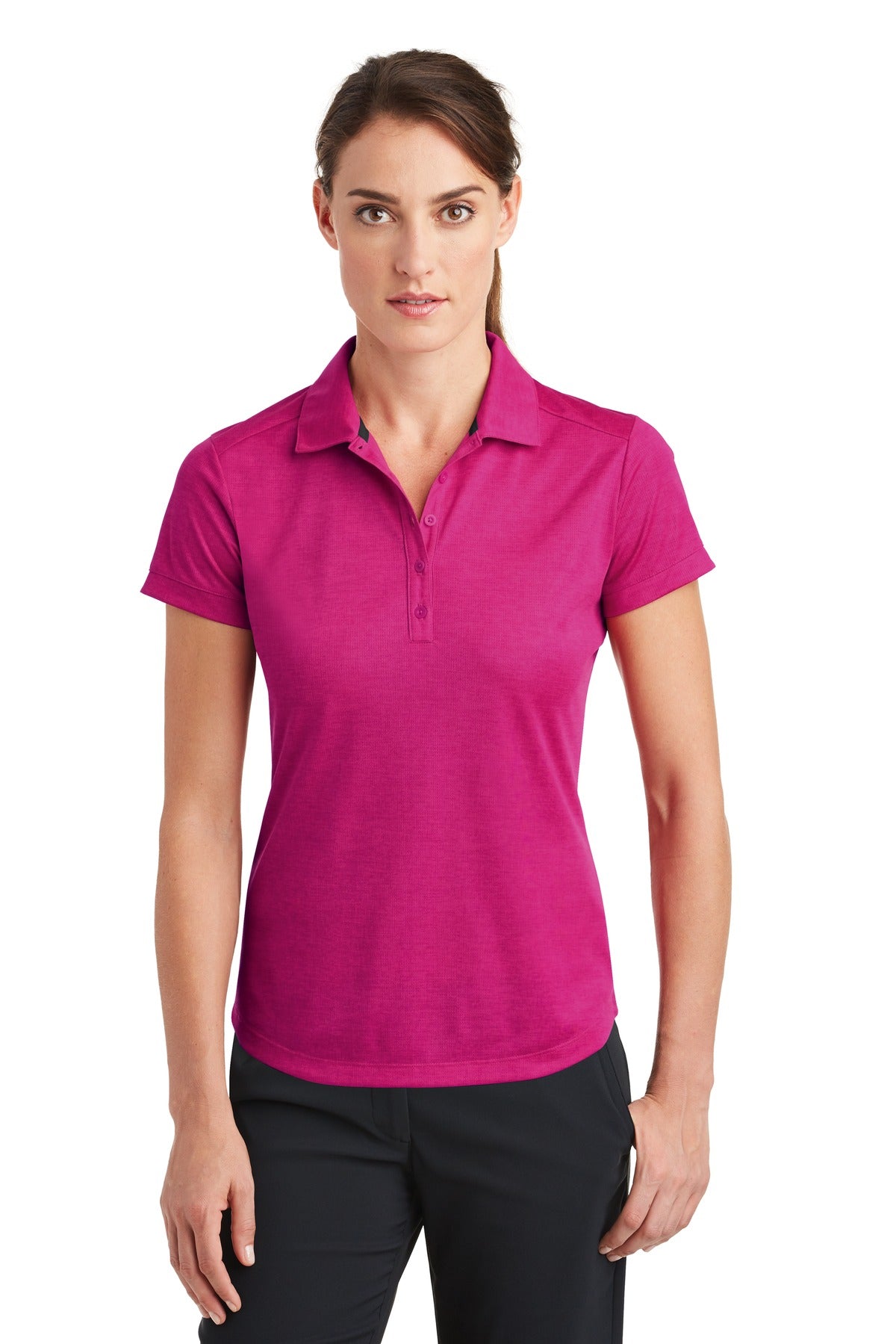 Nike Women's Dri-FIT Crosshatch Polo. 838961 Corporate Apparel Shirts & Tops