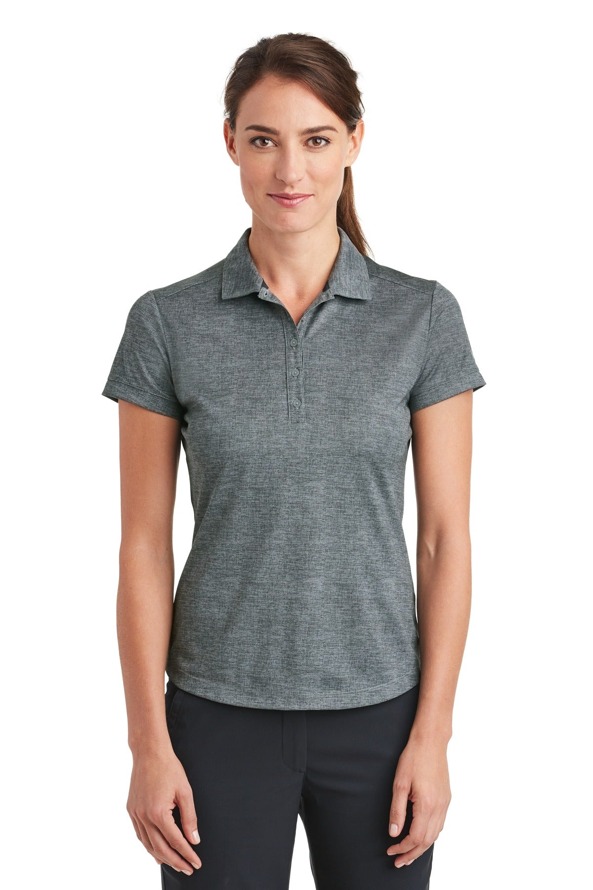 Nike Women's Dri-FIT Crosshatch Polo. 838961 Corporate Apparel Shirts & Tops