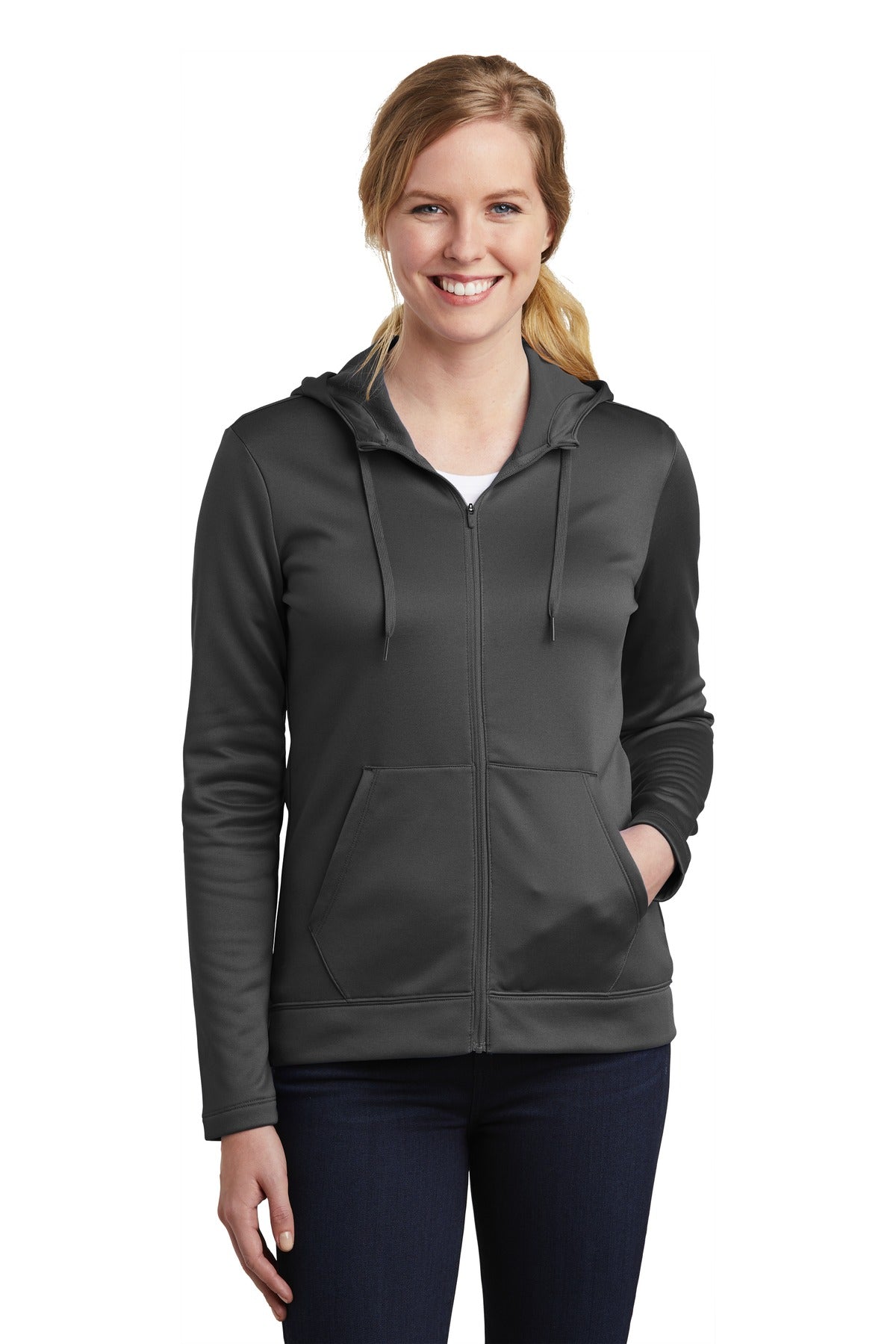Nike Women's Therma-FIT Full-Zip Fleece Hoodie. NKAH6264 Corporate Apparel Shirts & Tops
