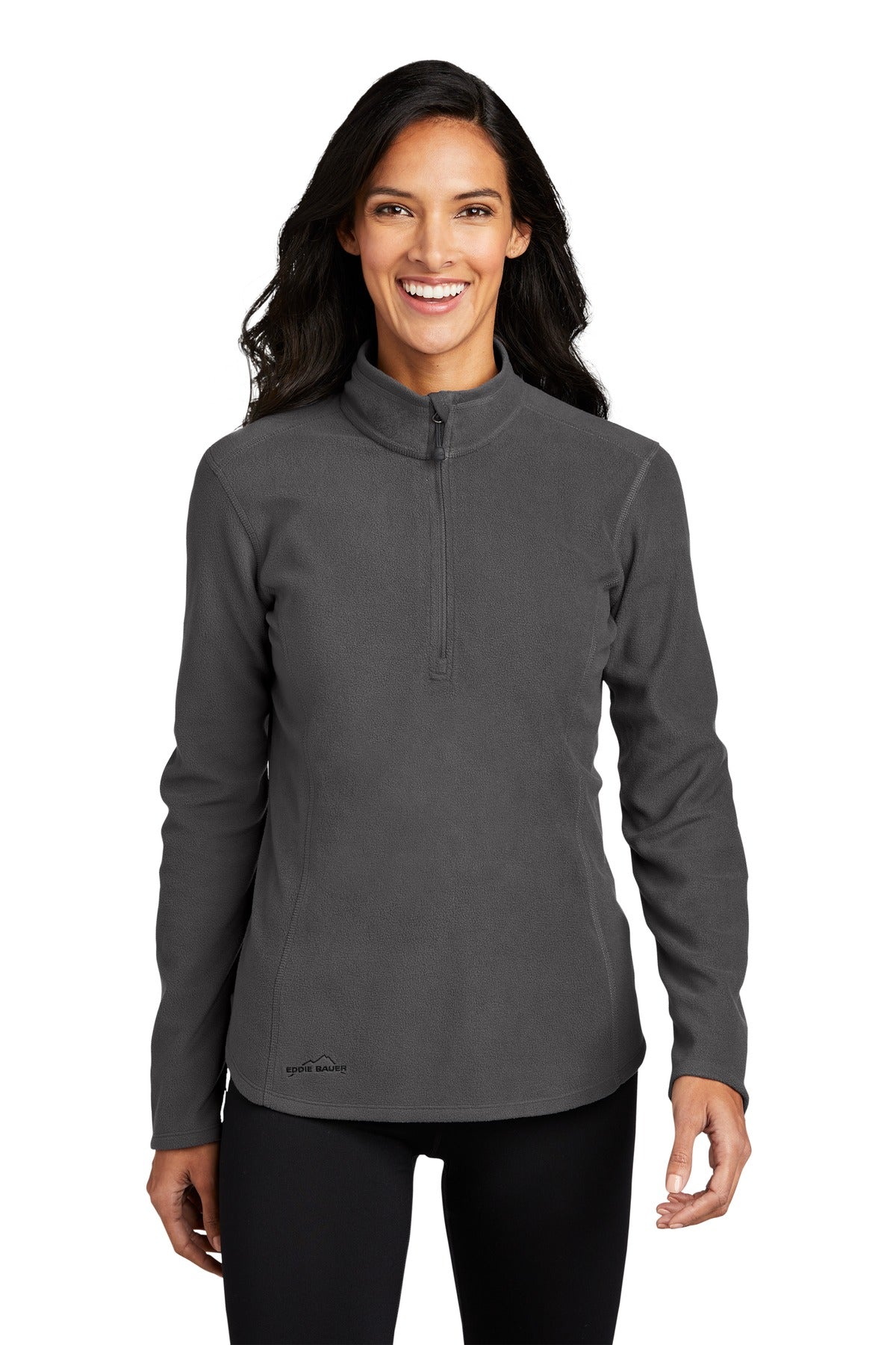 Eddie Bauer Women's 1/2-Zip Microfleece Jacket. EB227 Corporate Apparel Jackets & Vests