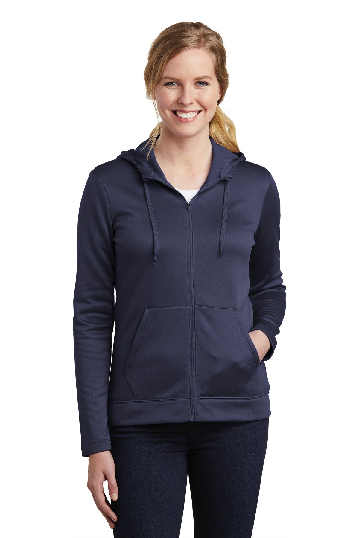 Nike Women's Therma-FIT Full-Zip Fleece Hoodie. NKAH6264 Corporate Apparel Shirts & Tops