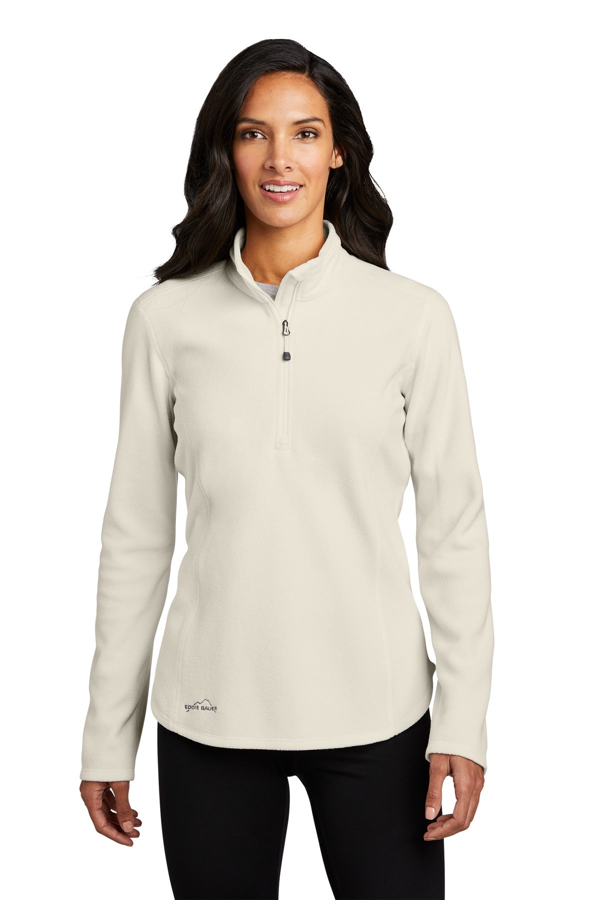 Eddie Bauer Women's 1/2-Zip Microfleece Jacket. EB227 Corporate Apparel Jackets & Vests
